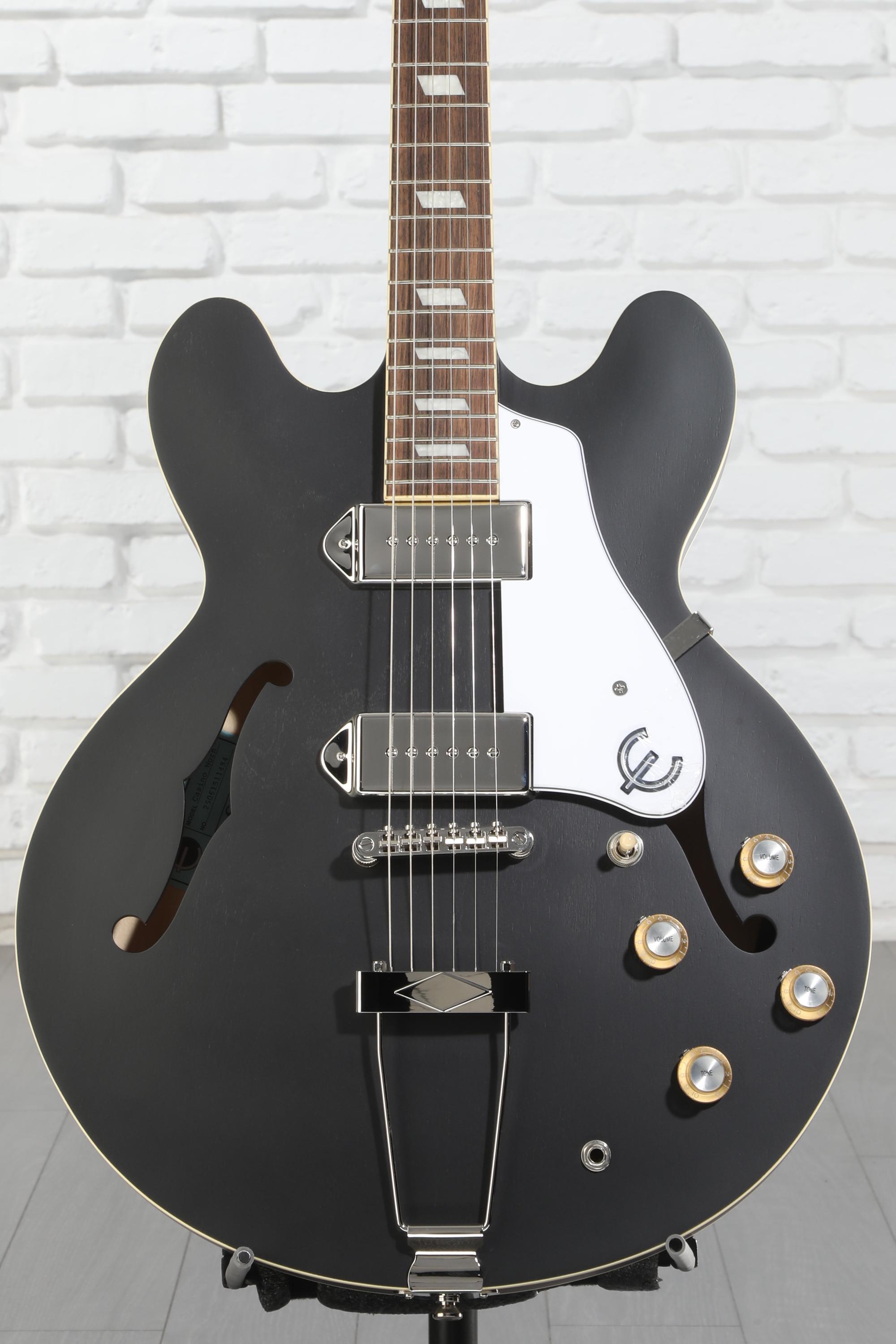 ギター Epiphone Casino Worn WEB (Worn Ebony) Epiphone Casino Worn, Worn Ebony at Gear4music