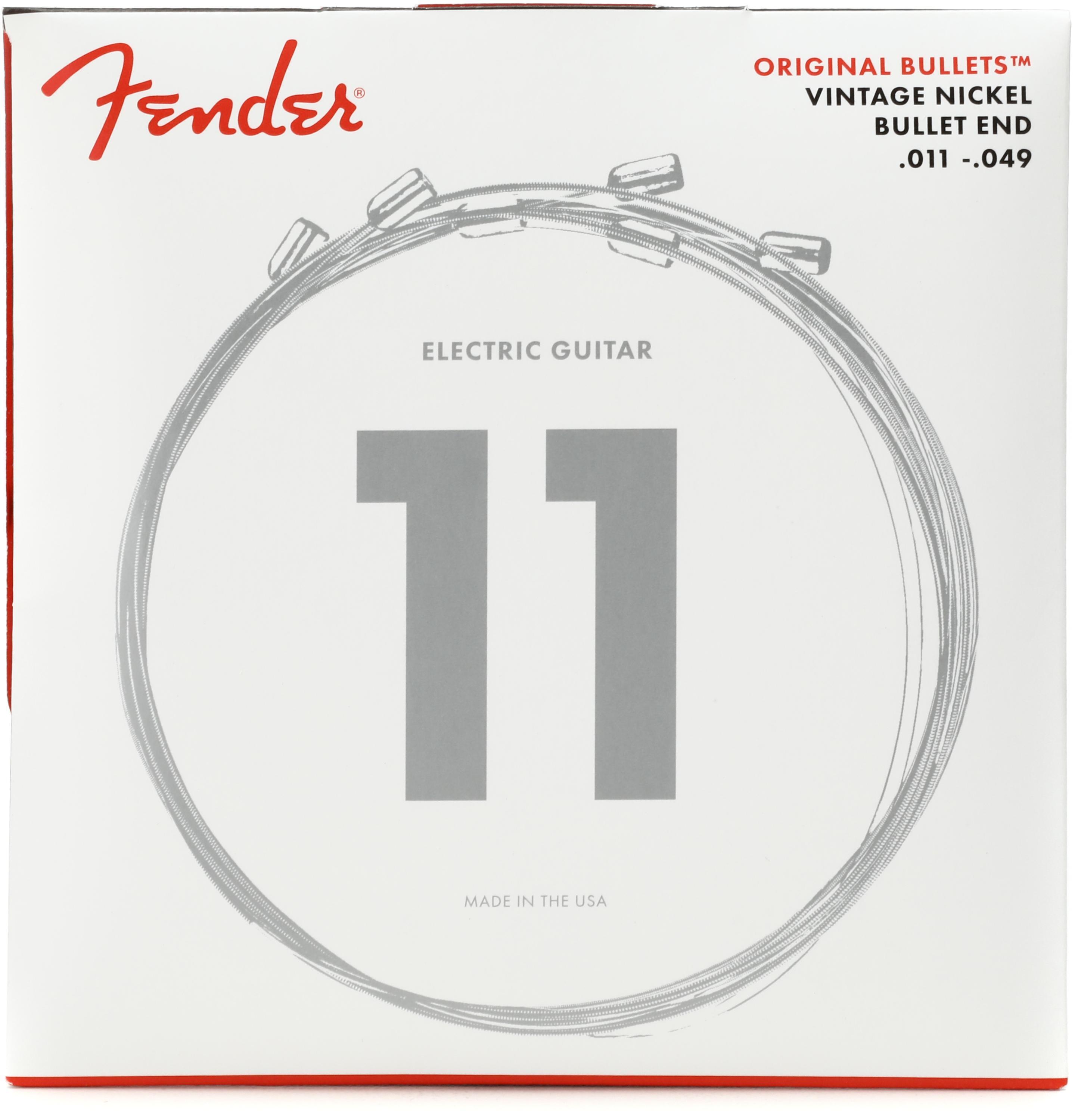 Fender 3150M Original Bullets Pure Nickel Electric Strings - .011-.049 ...