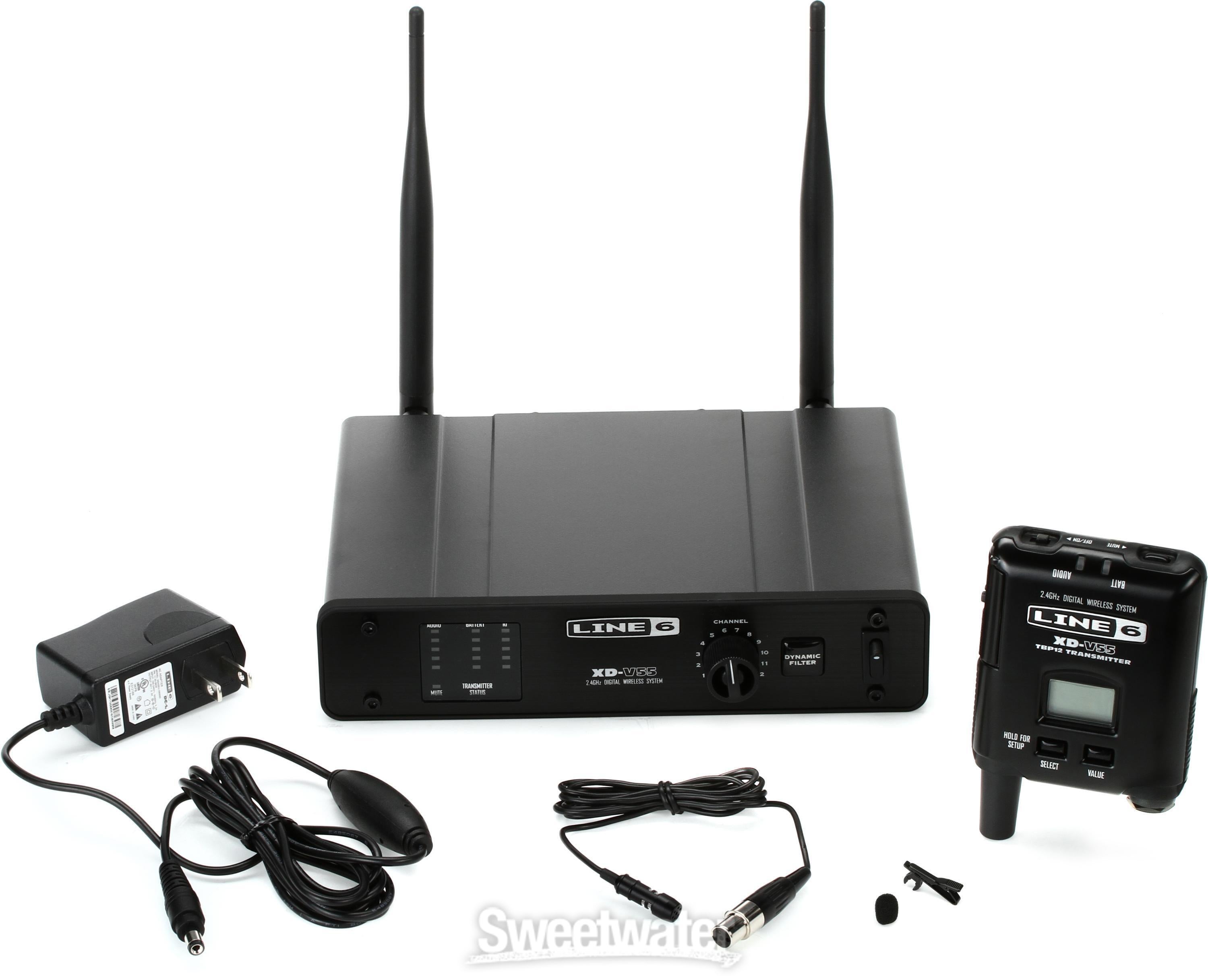 Line 6 XD-V55L Digital Wireless Lavalier Microphone System