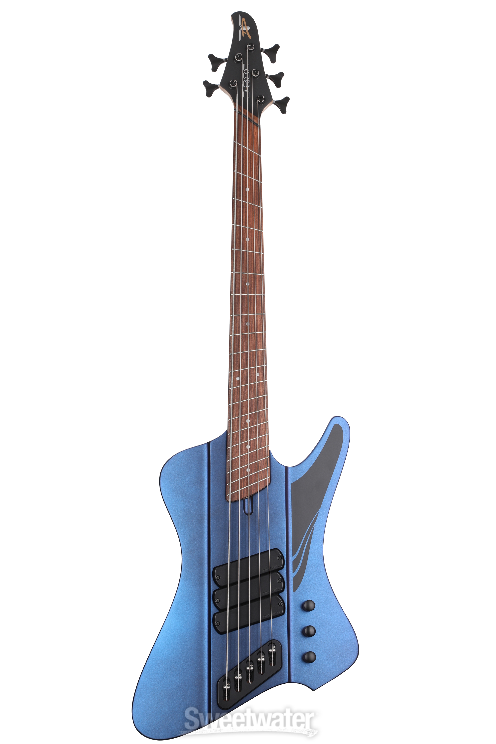 Dingwall Guitars D-Roc 5-string Electric Bass Guitar - Matte Blue Dingwall Guitars D-Roc 5-string Electric Bass Guitar - Matte Blue