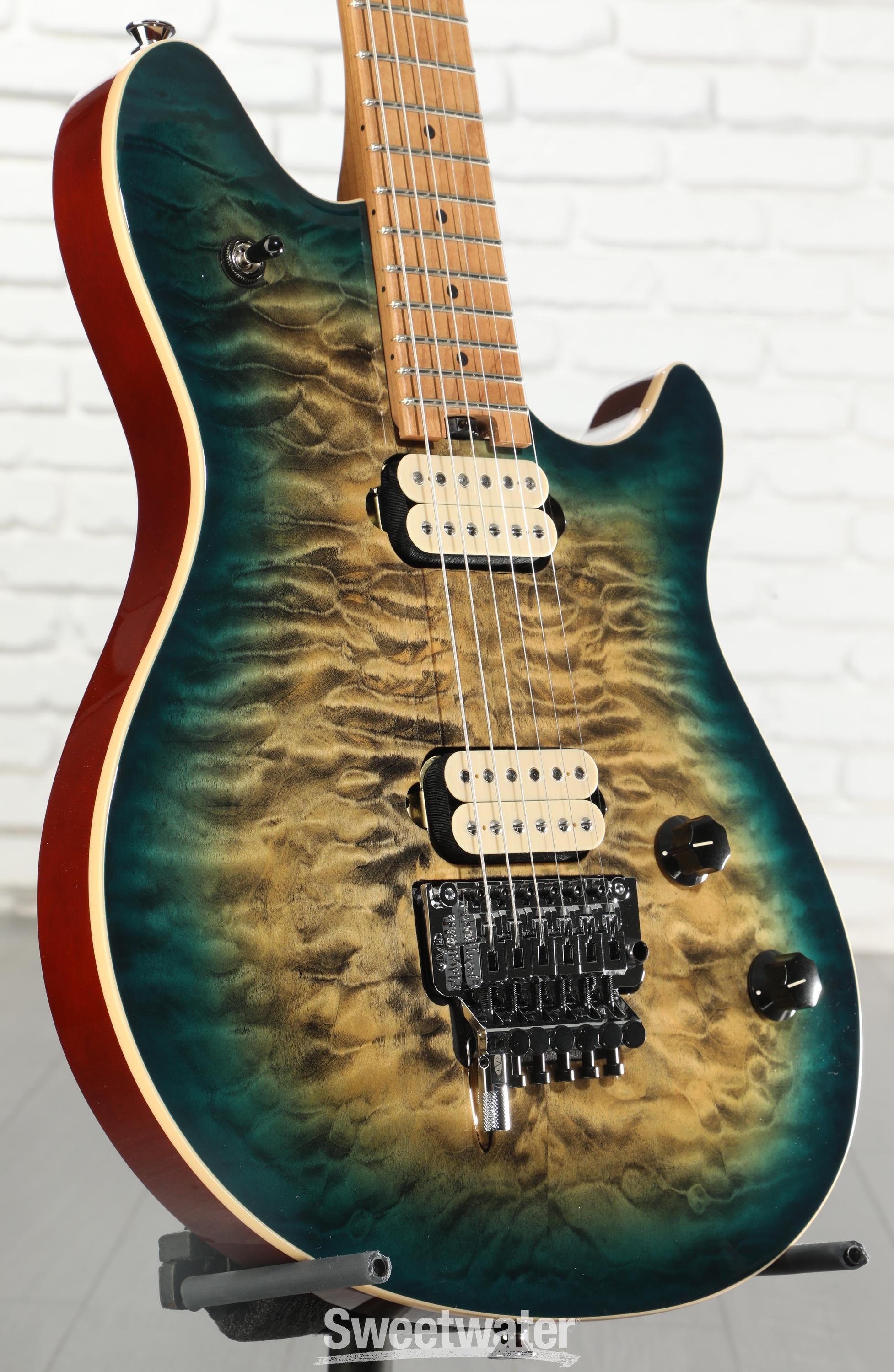 EVH Wolfgang Special QM Electric Guitar - Indigo Burst | Sweetwater