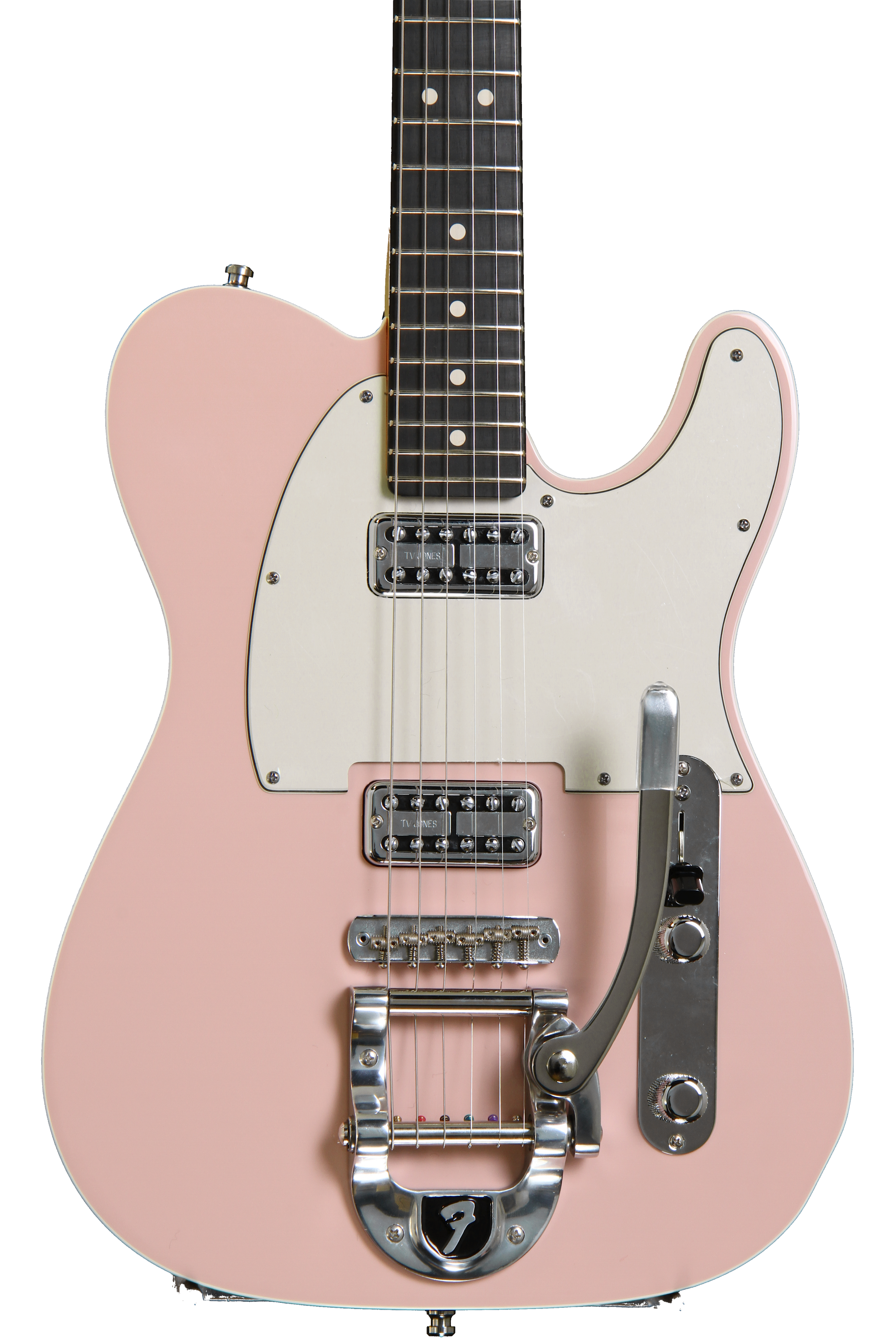 Fender Custom Shop Double TVJ Telecaster with B-5 Bigsby - Shell Pink