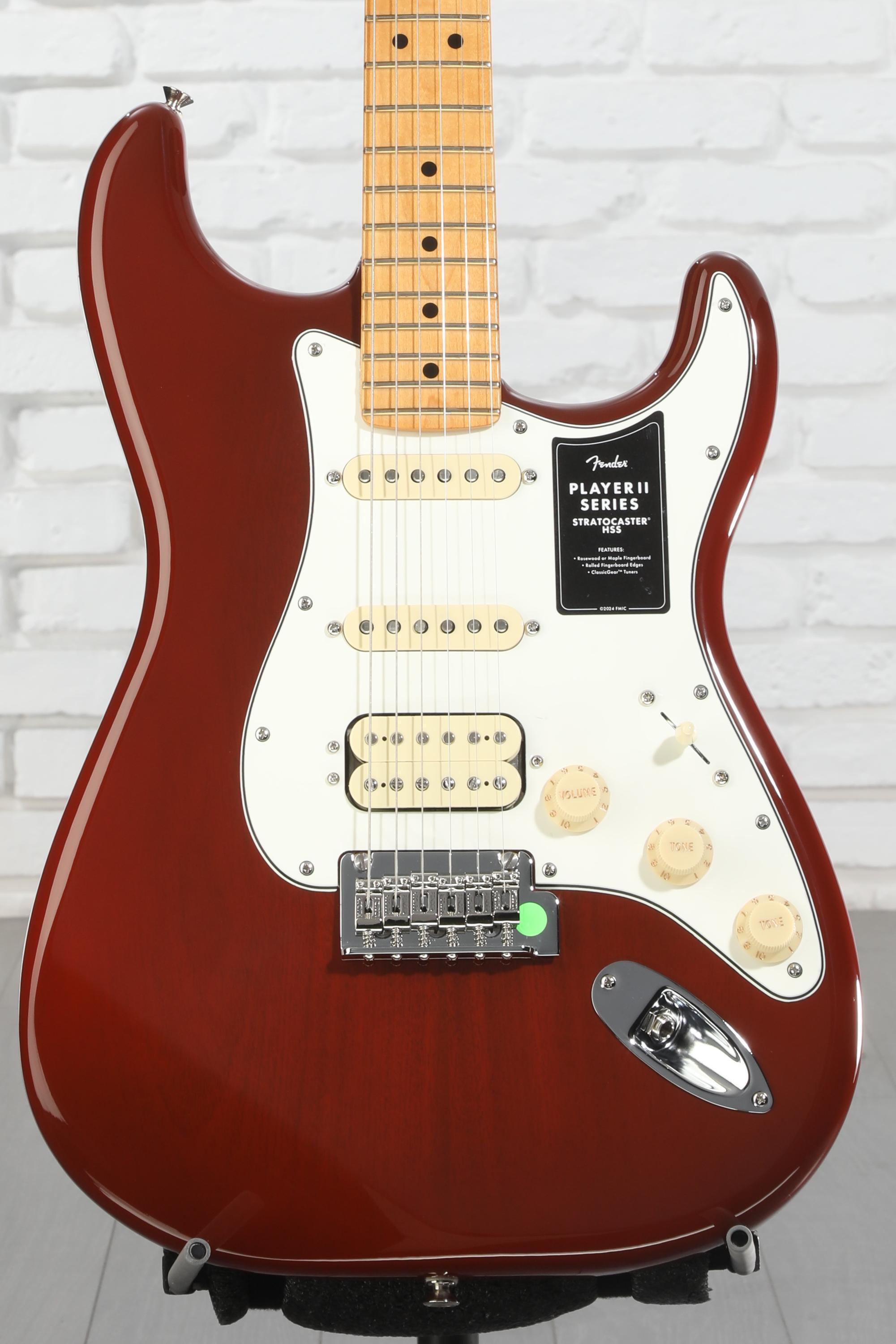 Fender Player II Stratocaster HSS Electric Guitar - Transparent