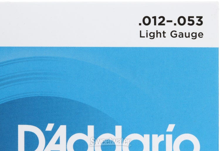 D'Addario EJ16 Phosphor Bronze Acoustic Guitar Strings, Light Gauge
