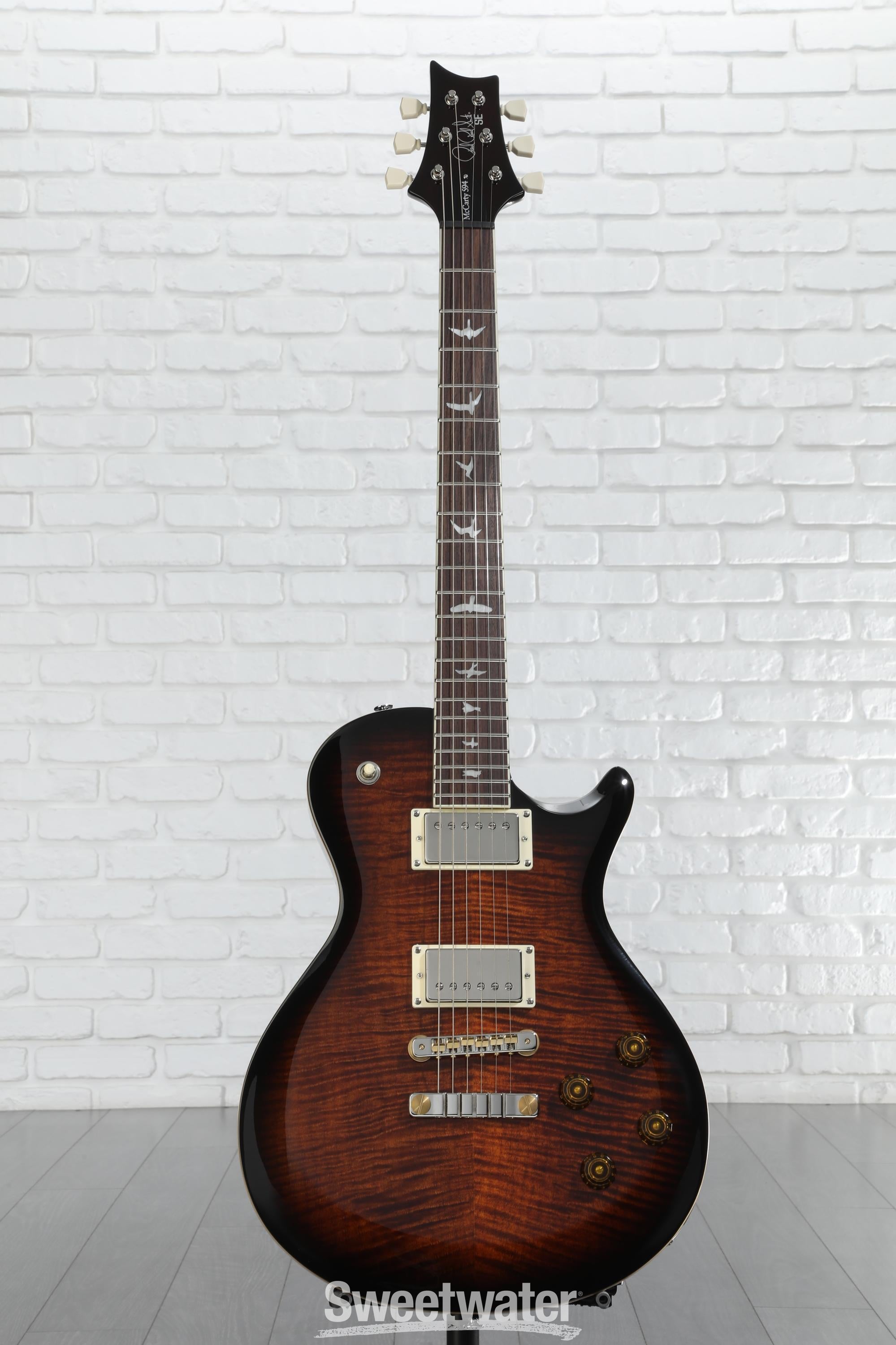 PRS Mccarty 594 se black gold burst 極美品 PRS SE Singlecut McCarty 594 Electric Guitar - Black Gold
