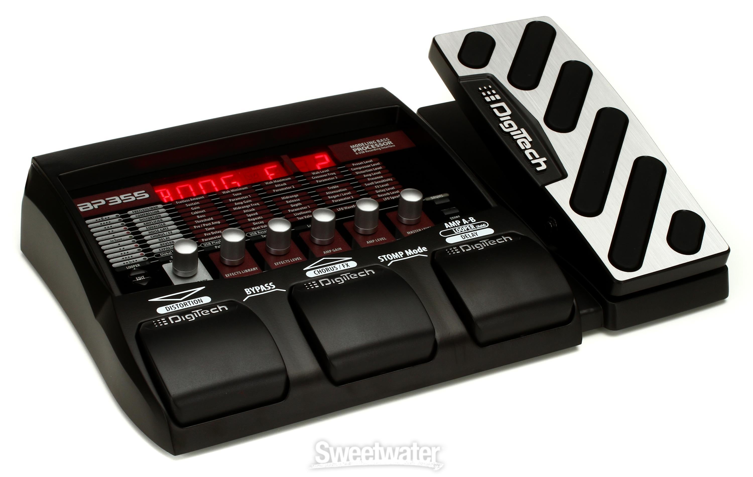 DigiTech BP355 Bass Multi-FX Pedal with USB | Sweetwater