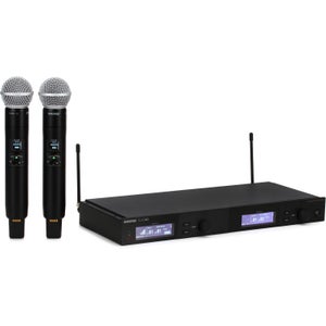 Shure SLXD24D 4-Channel Handheld Wireless Bundle - G58 Band
