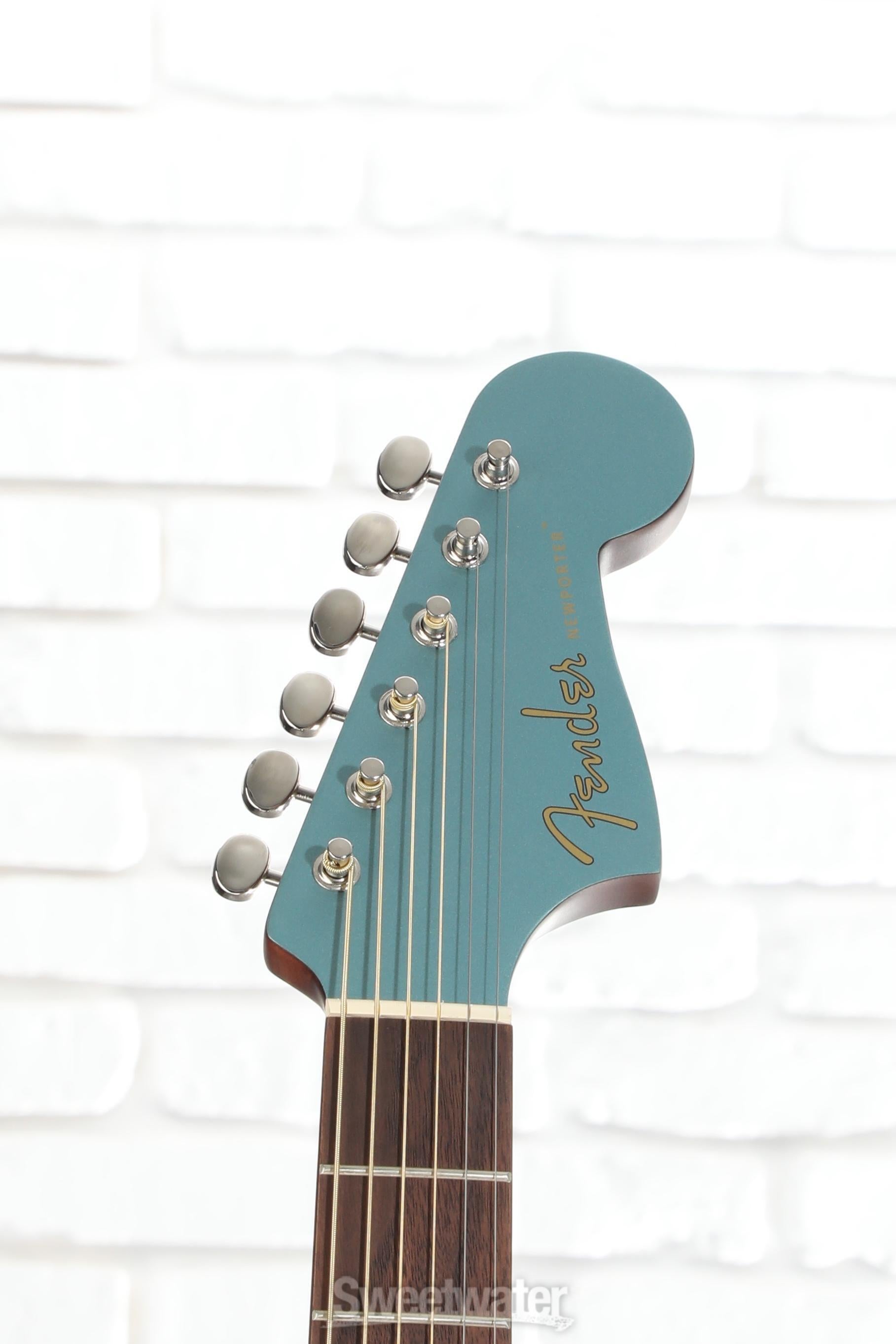 Fender Newporter Player Acoustic-electric Guitar - Tidepool