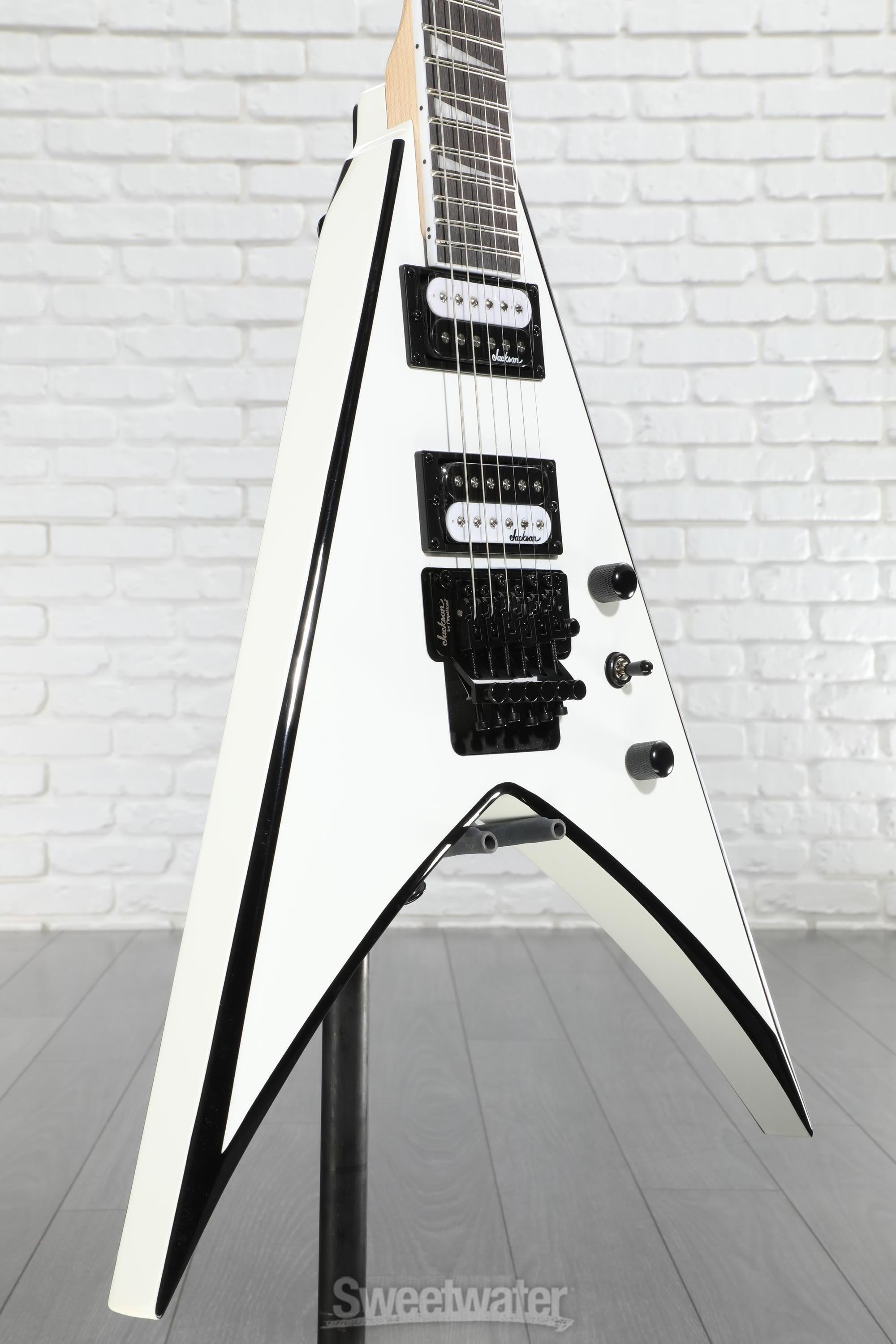 【美品】Jackson KING V VS32 White with Black 45035_Jackson_JS32_KV_AH_FB_WH