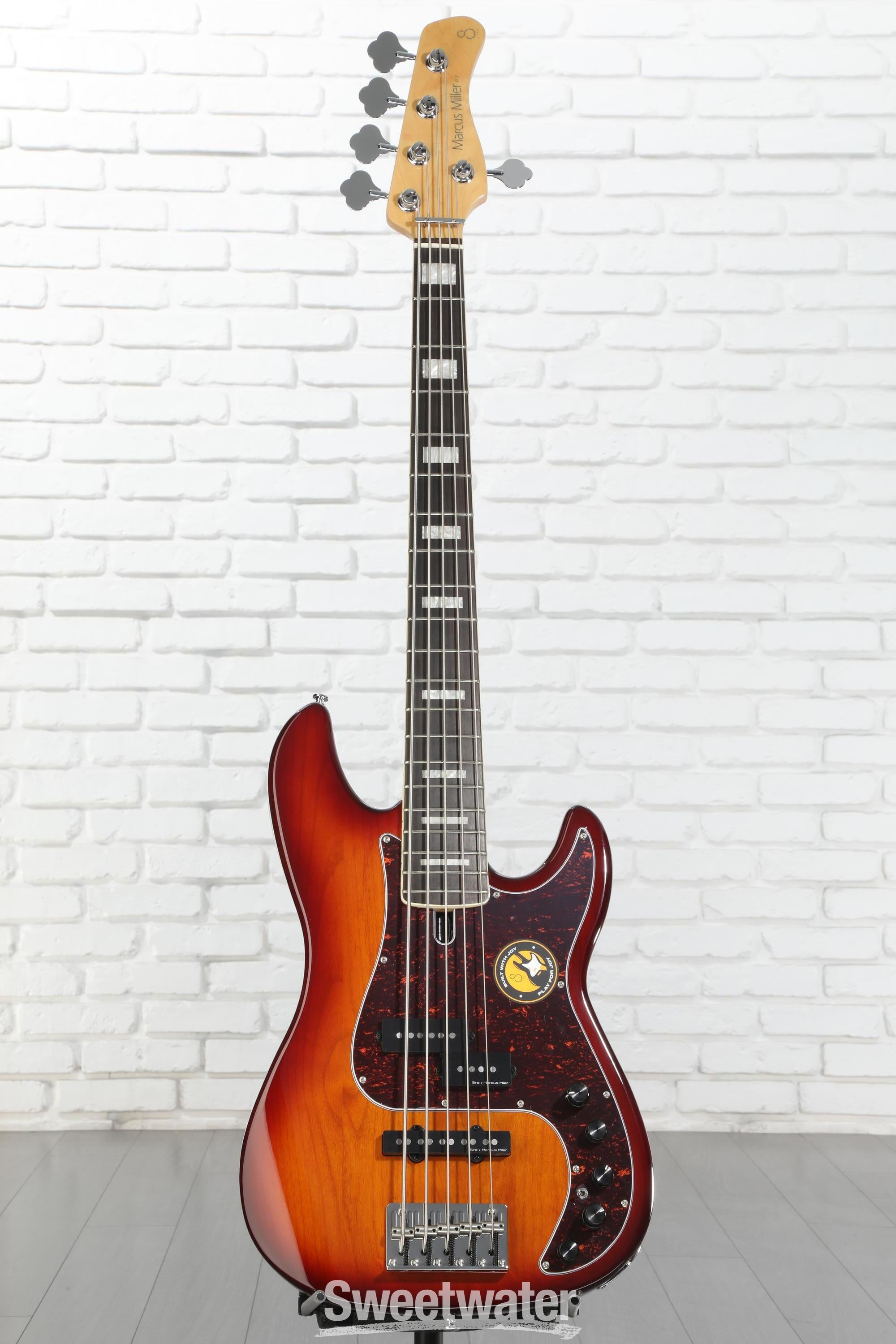 【10600】 sire Marcus Miller P7 Alder 5st Sire Marcus Miller P7 Alder 5-string Bass Guitar - Tobacco
