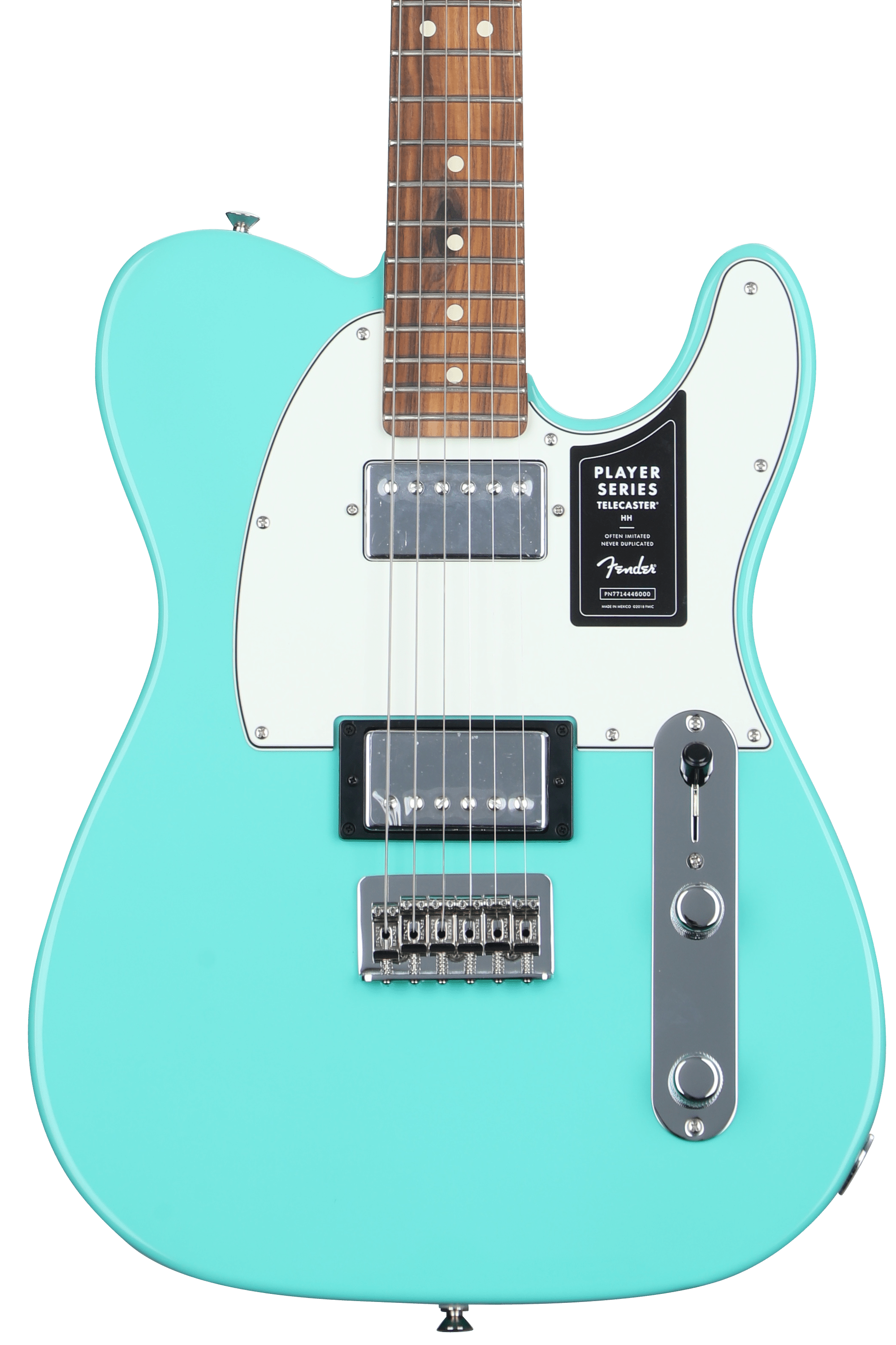 Fender Player Telecaster HH Solidbody Electric Guitar - Sea Foam Green with  Pau Ferro Fingerboard