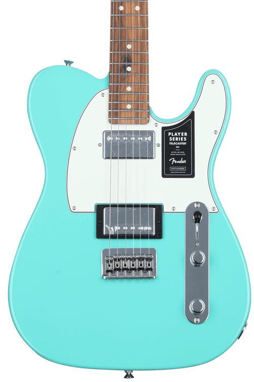 Player Telecaster HH Solidbody Electric Guitar - Sea Foam Green 