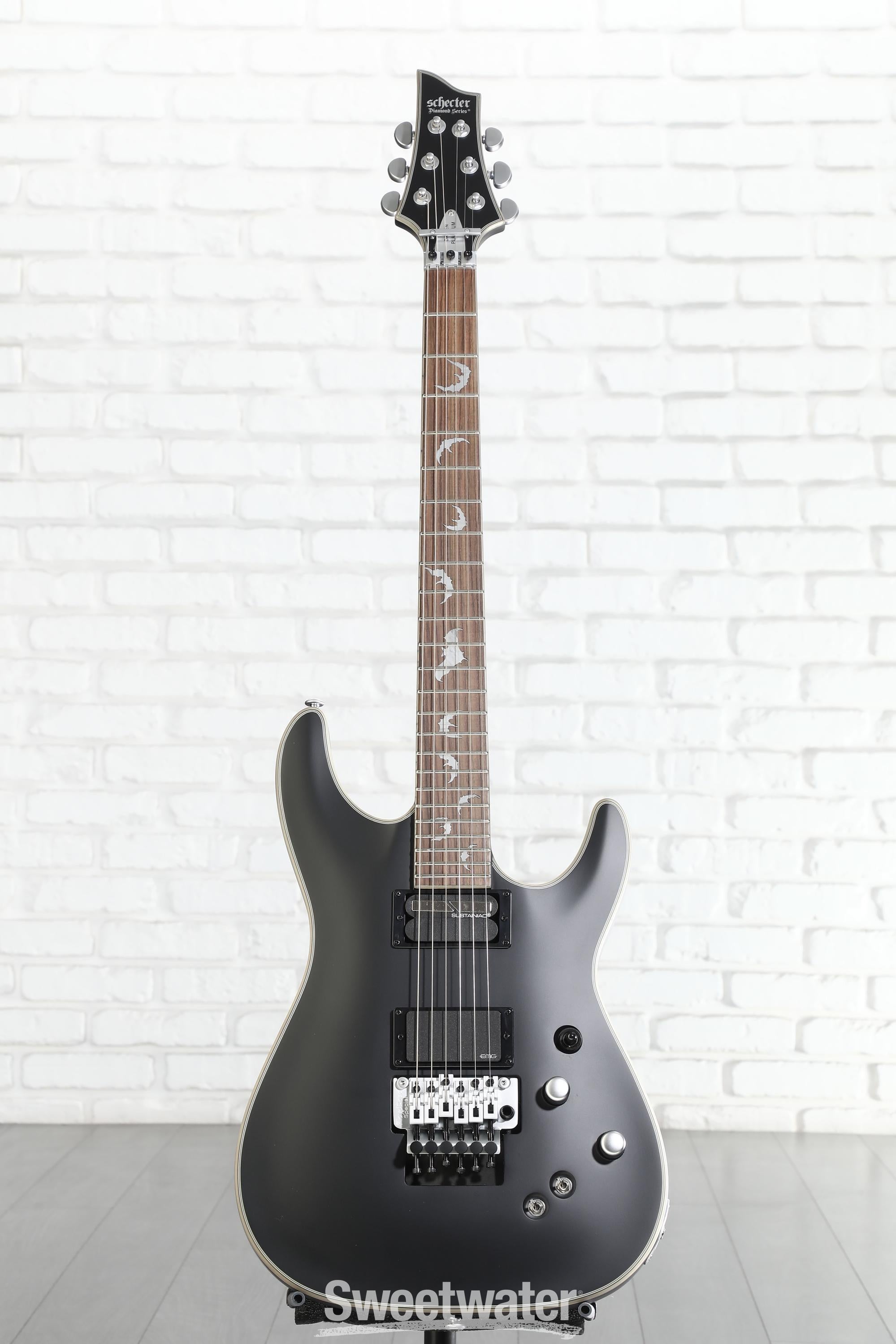 SCHECTER　DAMIEN PLATINUM-6FR-S Schecter Damien Platinum 6 FR-S Electric Guitar - Satin Black