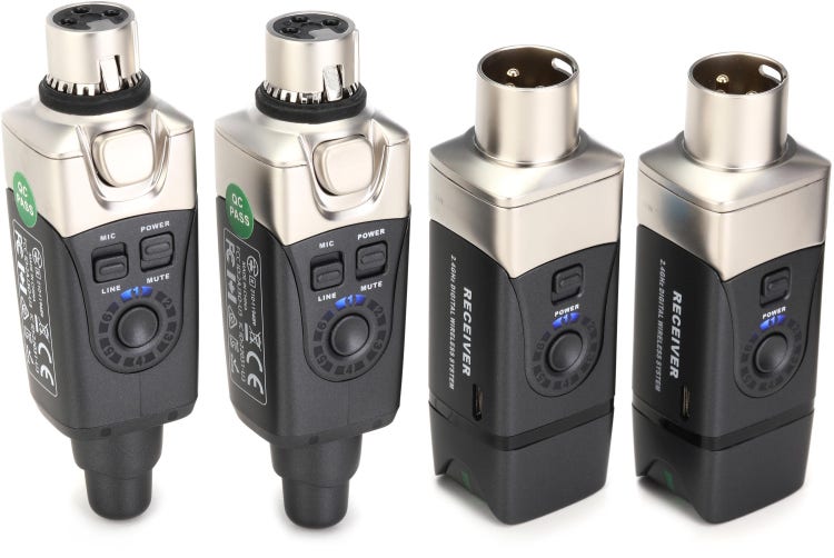 Xvive U3D Dual XLR Plug-on Wireless System