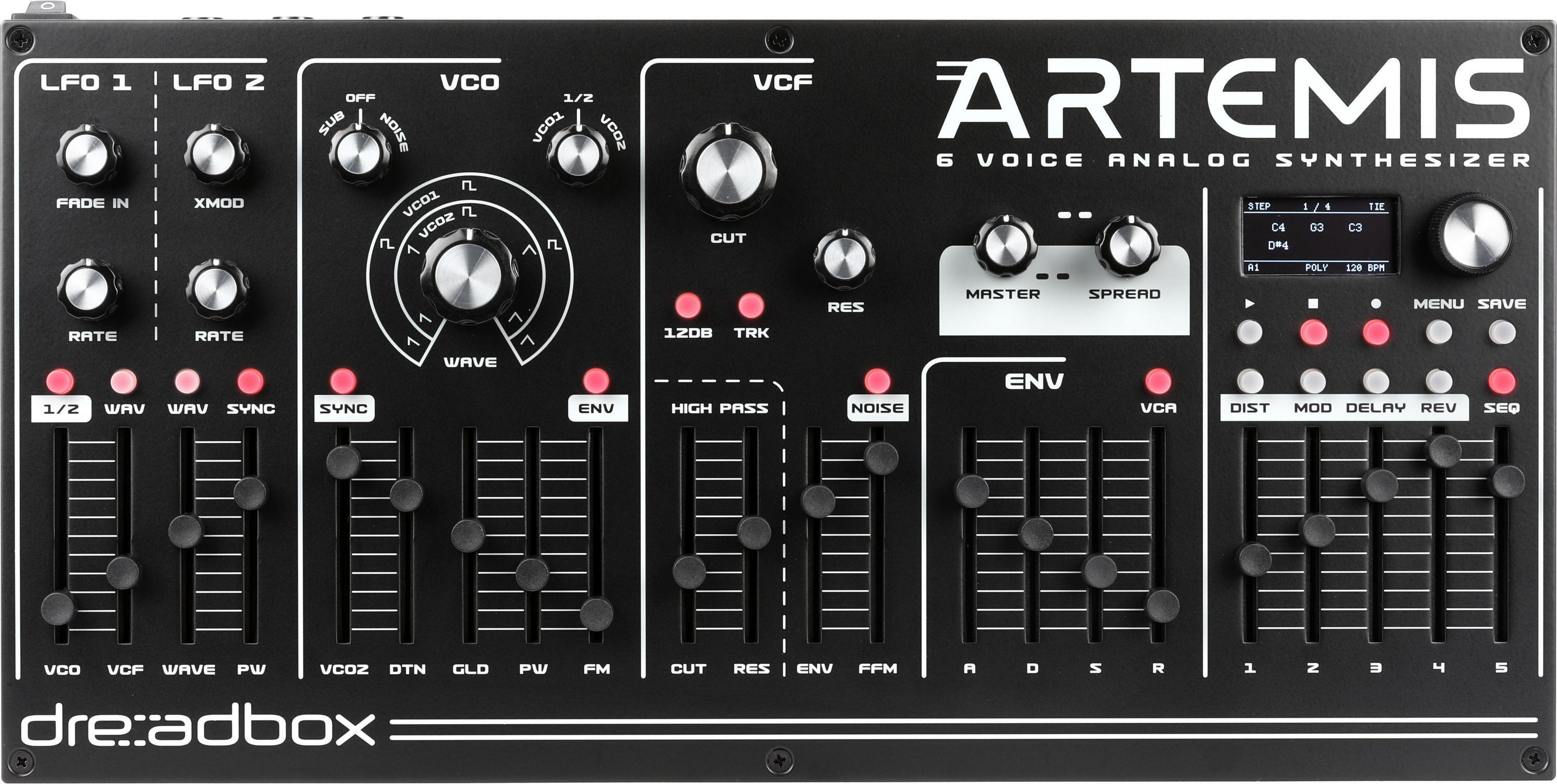 Dreadbox Nyx Paraphonic Analog Synthesizer with Reverb | Sweetwater