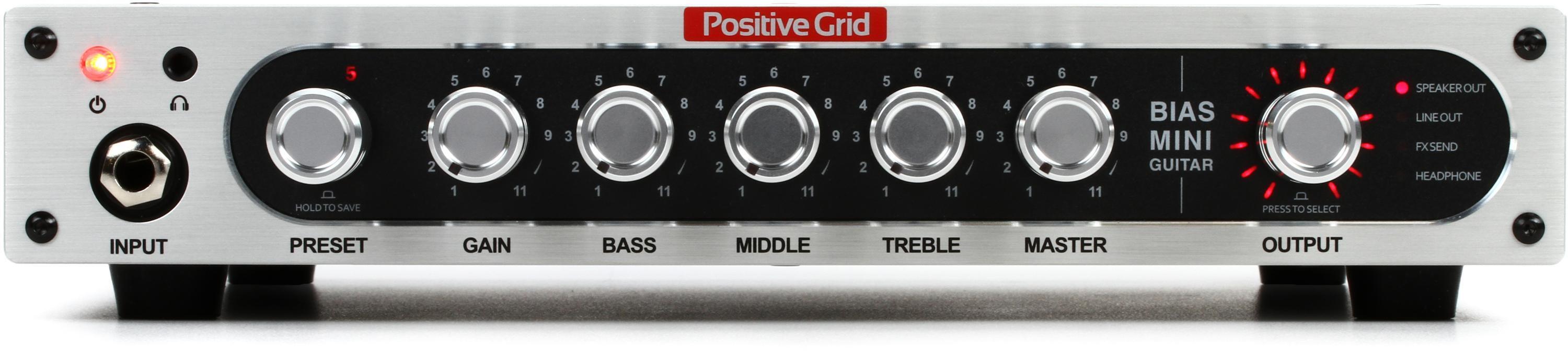 猫の日★Positive Grid★BIAS MINI GUITAR ギター用コンパクトアンプヘッド ポジティブグリッド 美品★ ヘッド