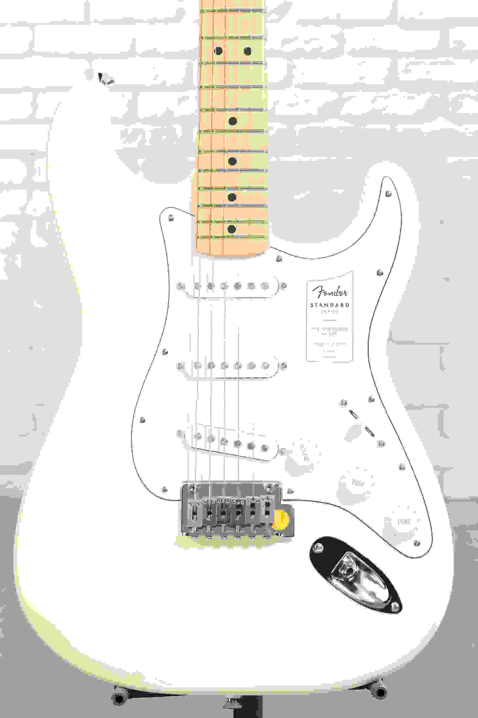 Fender Standard Stratocaster Electric Guitar - Olympic White
