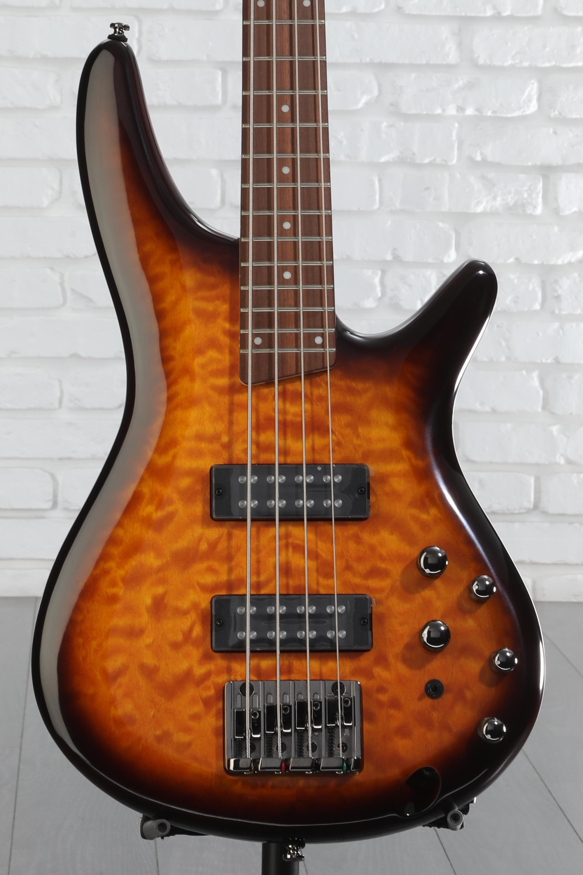 Ibanez Standard SR400EQM Bass Guitar - Dragon Eye Burst