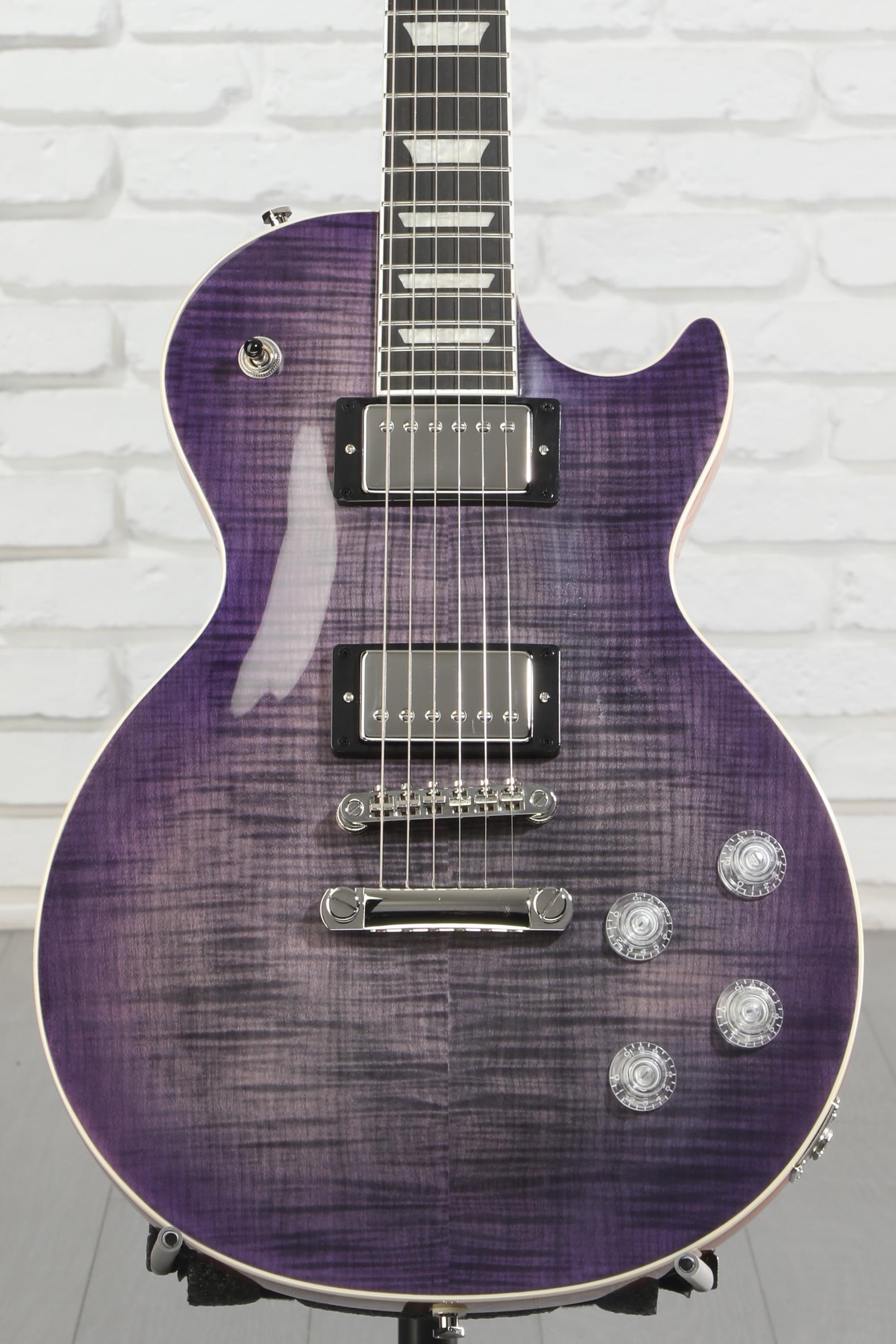 【極美品】Epiphone Les Paul Standard Purple Epiphone Les Paul Modern Figured Electric Guitar - Purple Burst
