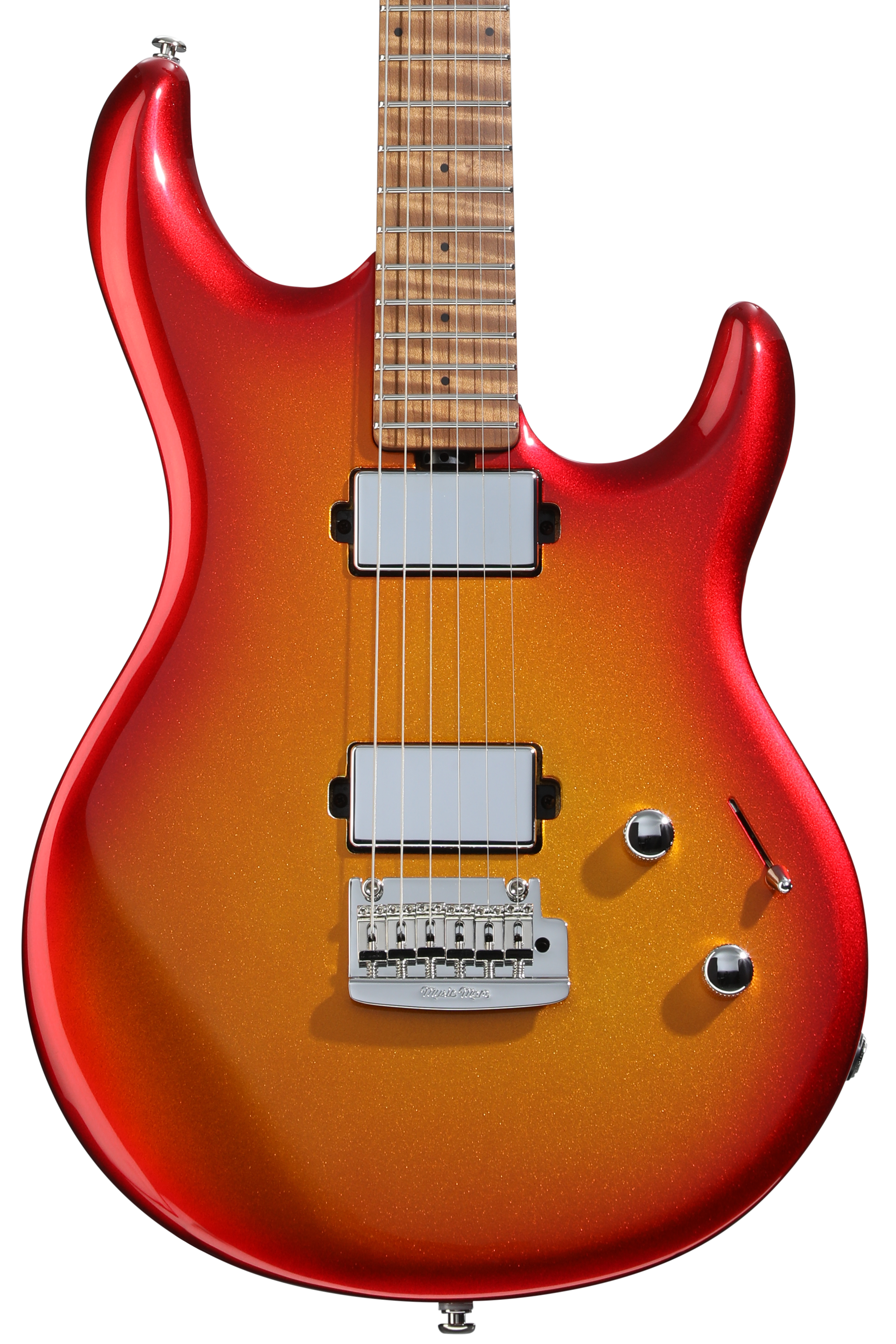 Ernie Ball Music Man Luke 4 HH Electric Guitar - Fireball with