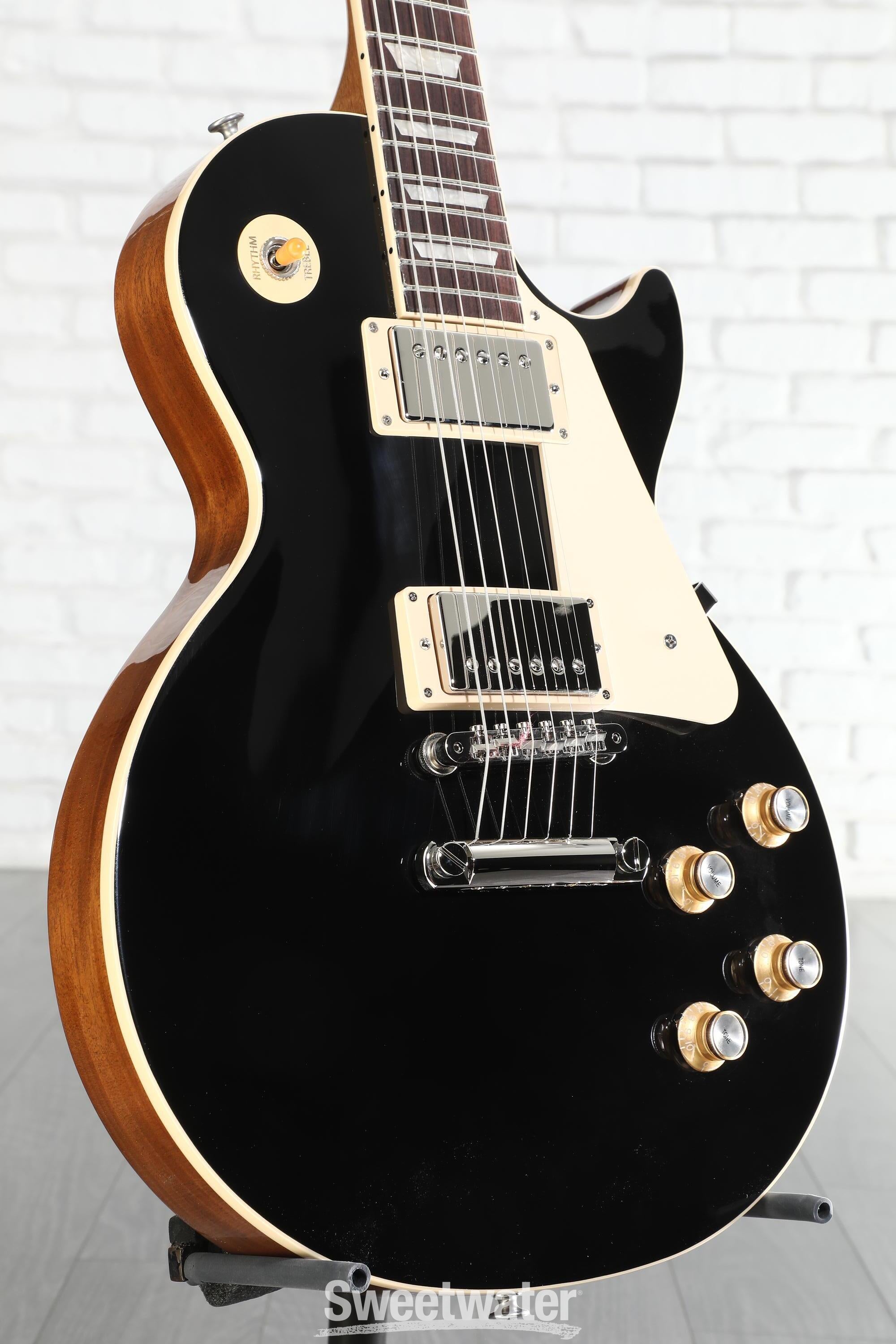 Gibson Les Paul Standard '60s Plain Top Electric Guitar - Ebony