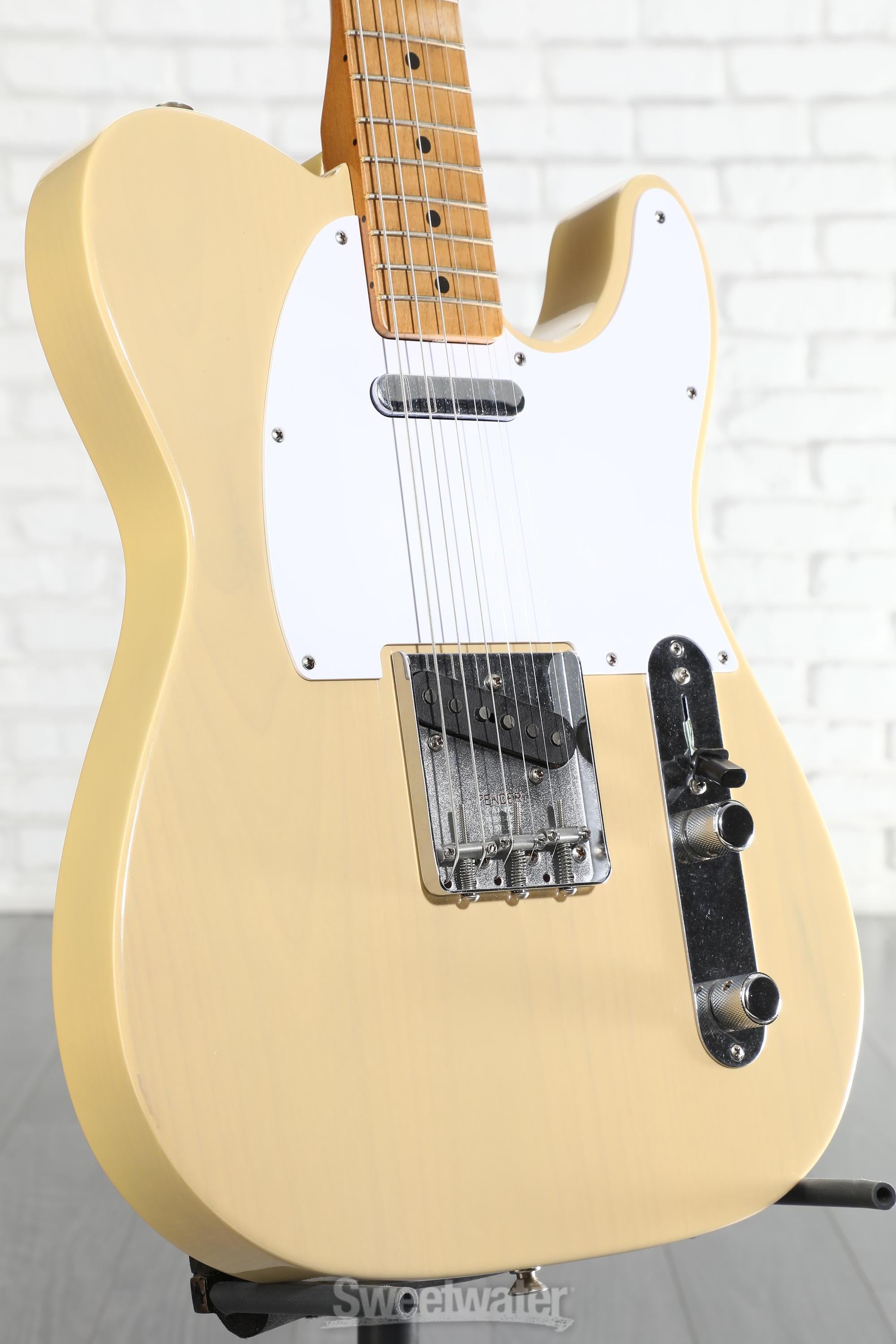 Photo of Fender Limited Vintera II Road Worn '60s Telecaster Electric Guitar - Blonde, Maple Fingerboard