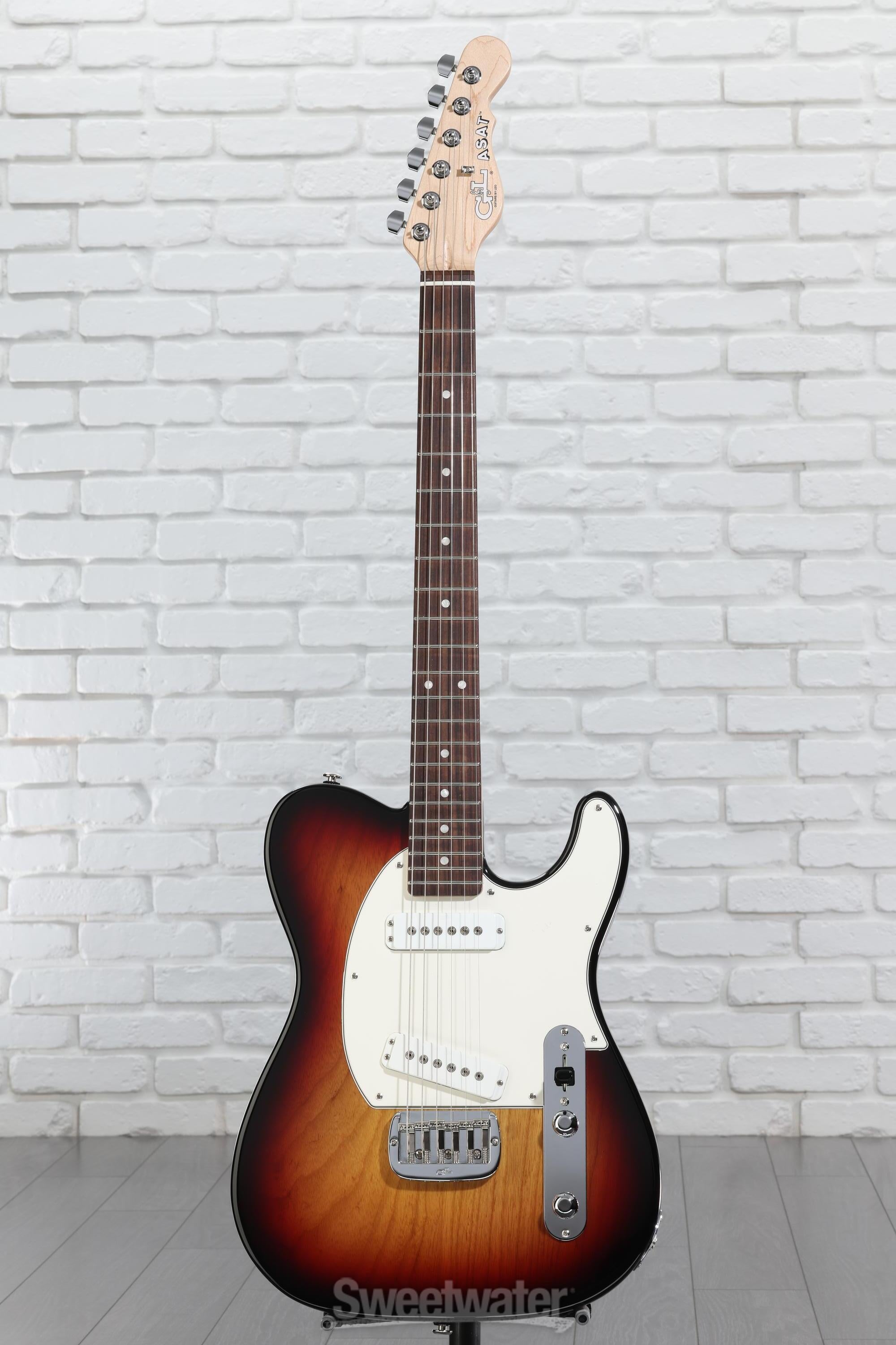 G&L USA ASAT SPECIAL DELUXE フレイムメイプル G&L Fullerton Deluxe ASAT Special Electric Guitar - 3-Tone