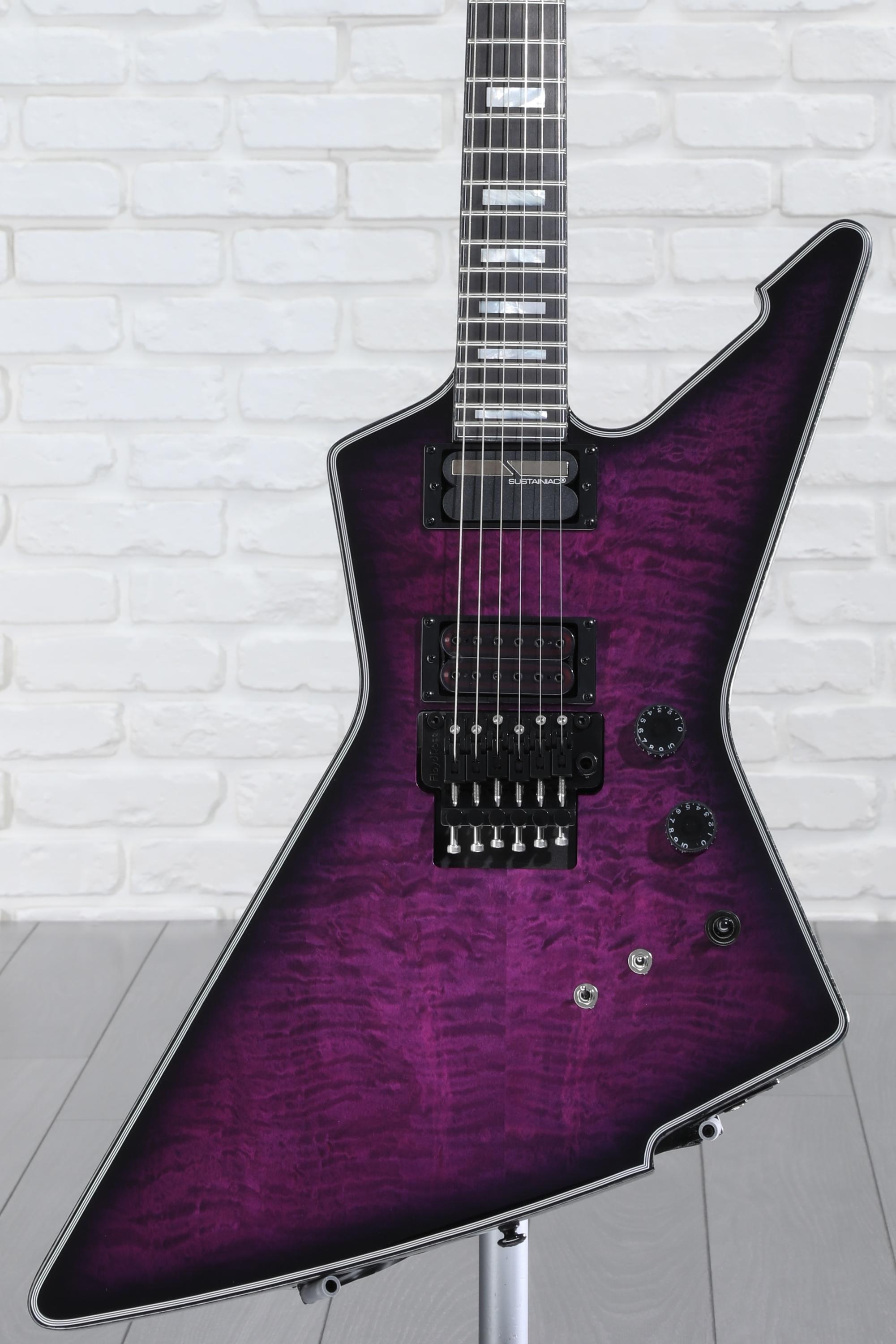 Schecter E-1 FR S Special Edition Electric Guitar - Trans Purple Burst ...