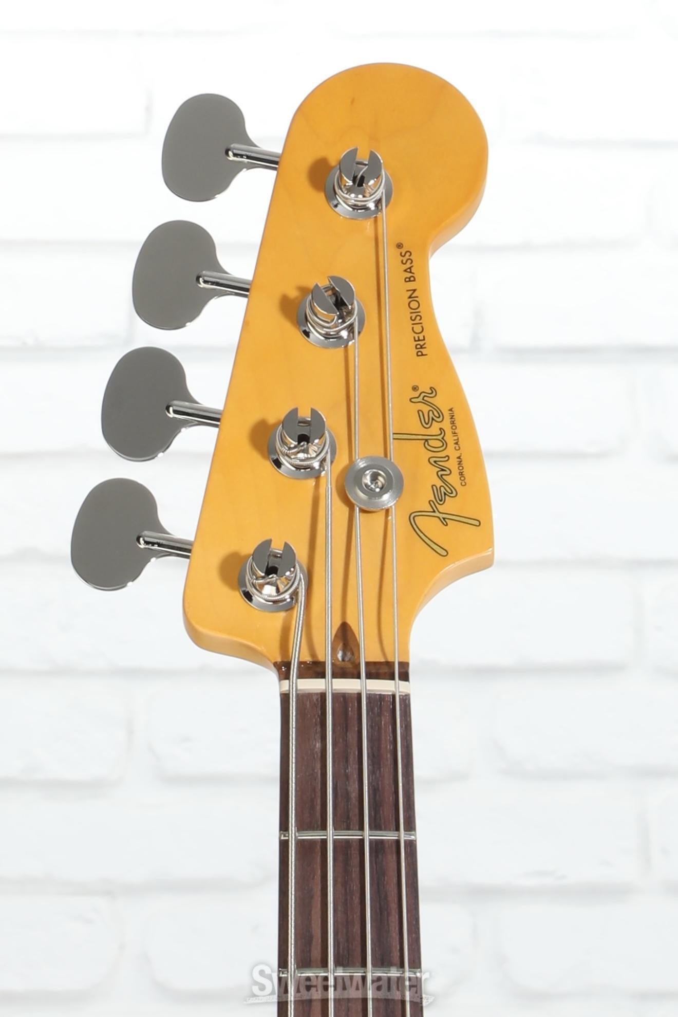 Fender American Professional Classic Precision Bass - Faded Sherwood Green Metallic, Rosewood Fingerboard
