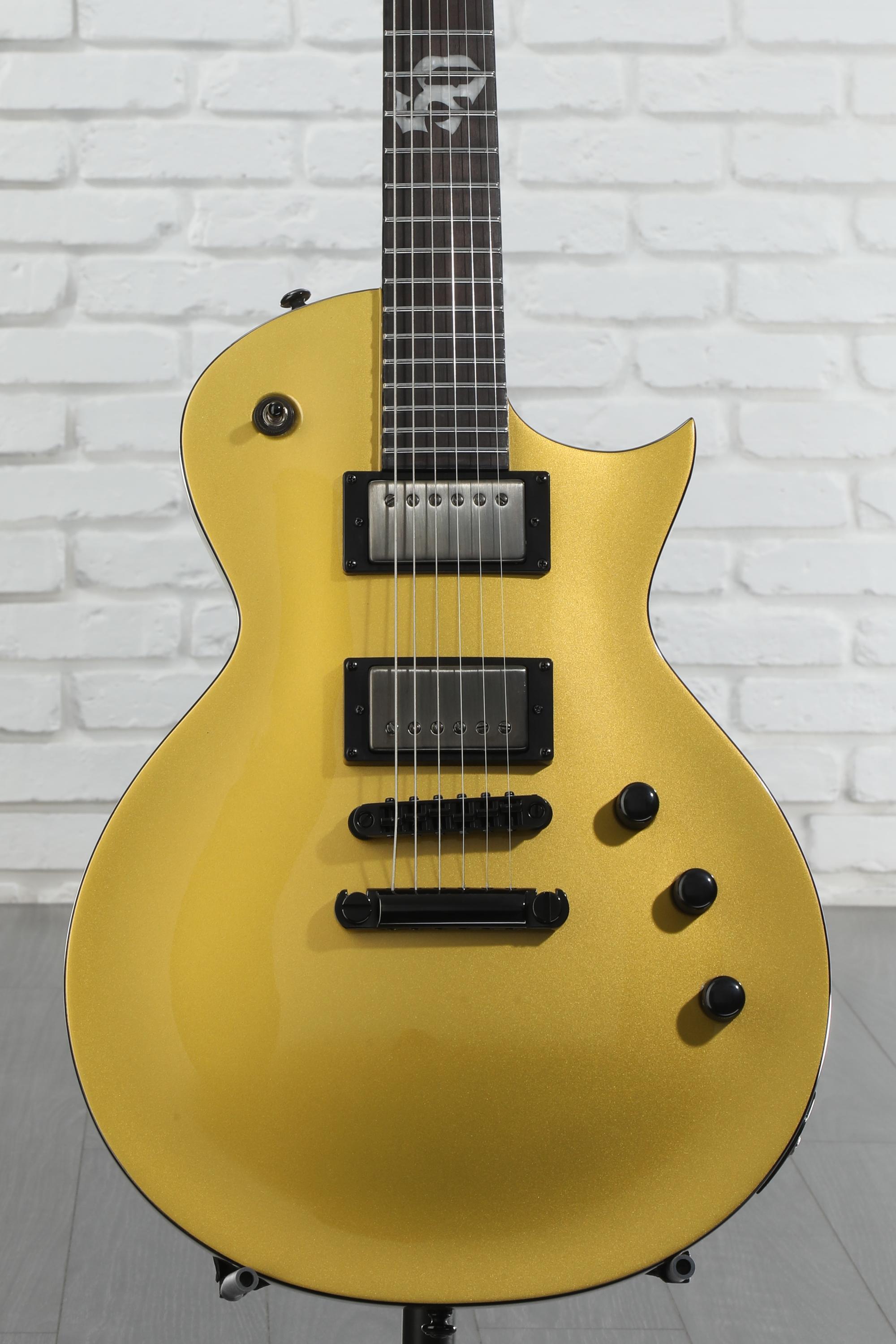 ESP LTD EC-2025 Electric Guitar - Metallic Gold, Ebony