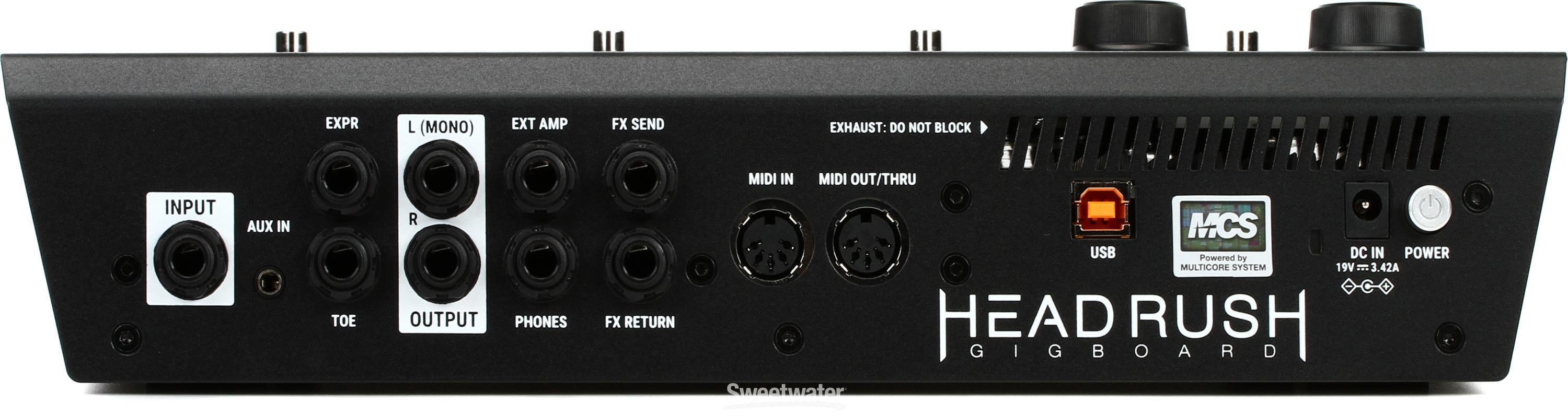 Headrush Gigboard Guitar FX and Amp Modeling Processor | Sweetwater