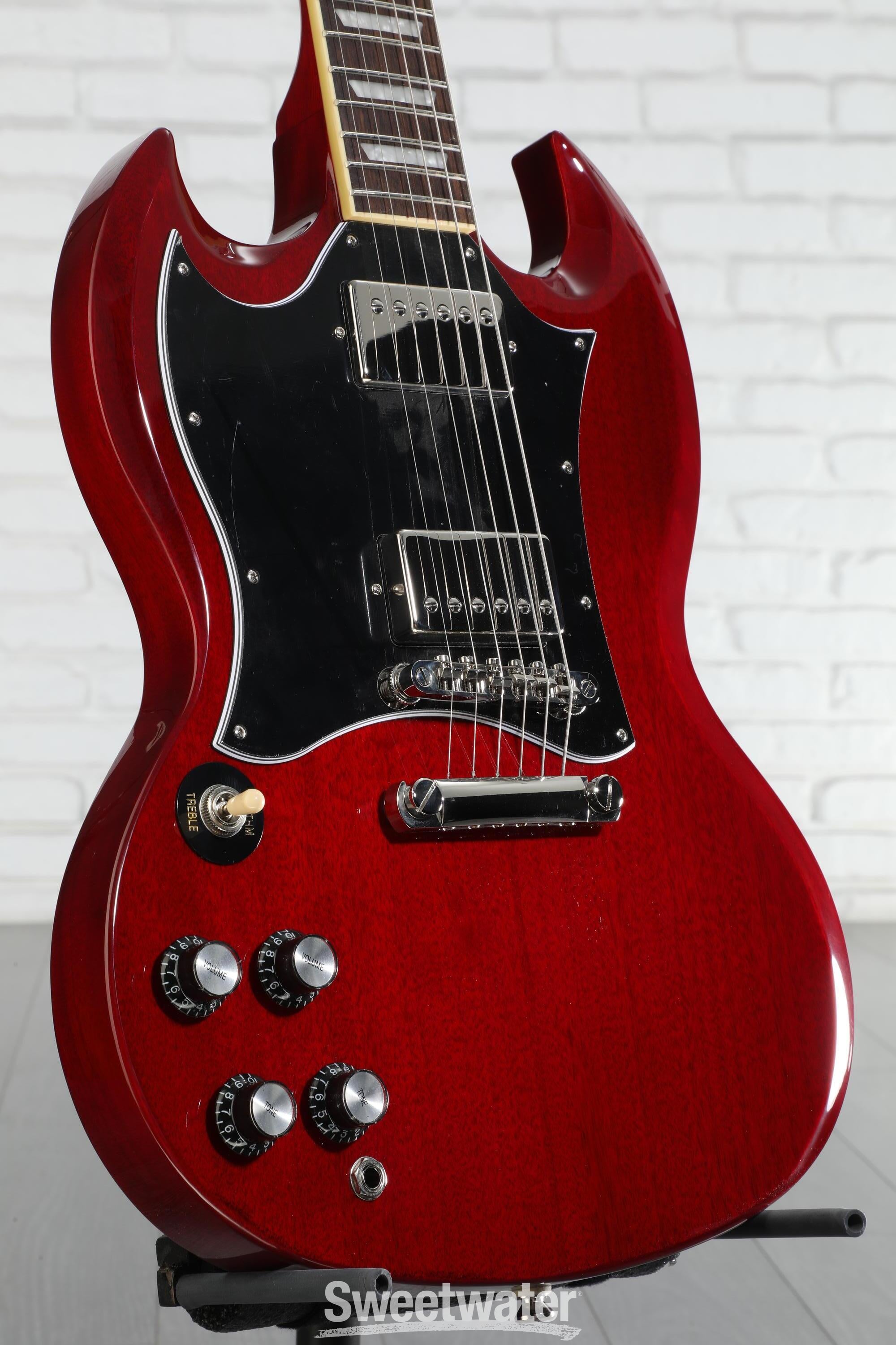 Epiphone SG Standard Left-handed Electric Guitar - Cherry | Sweetwater