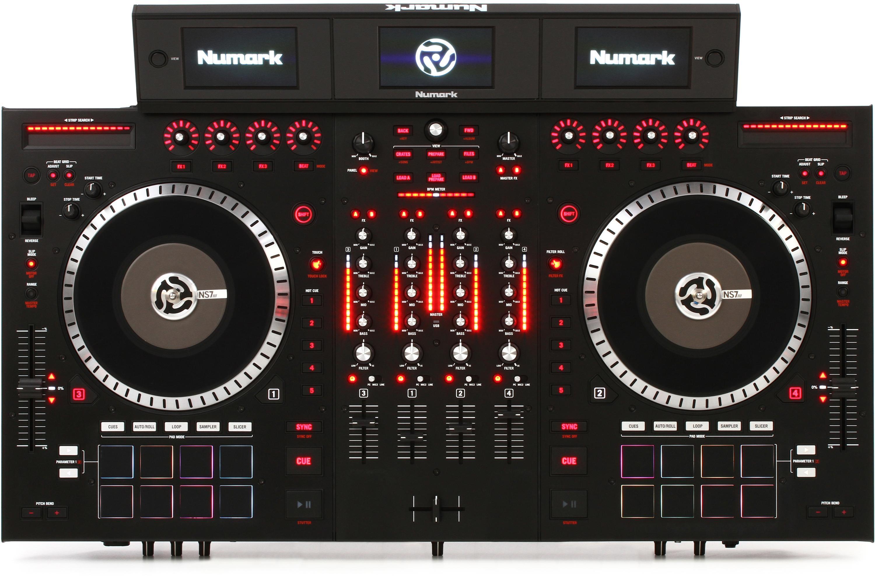 Numark NS7III USB MIDI DJ Controller | Sweetwater