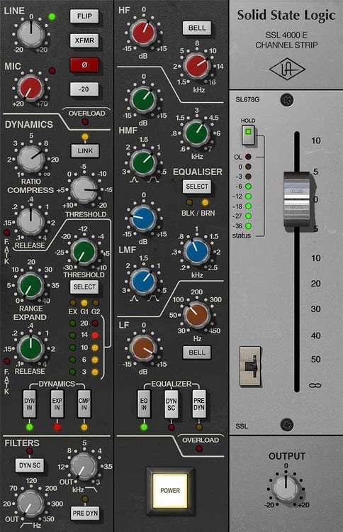 Universal Audio SSL 4000 E Channel Strip UAD Plug-in