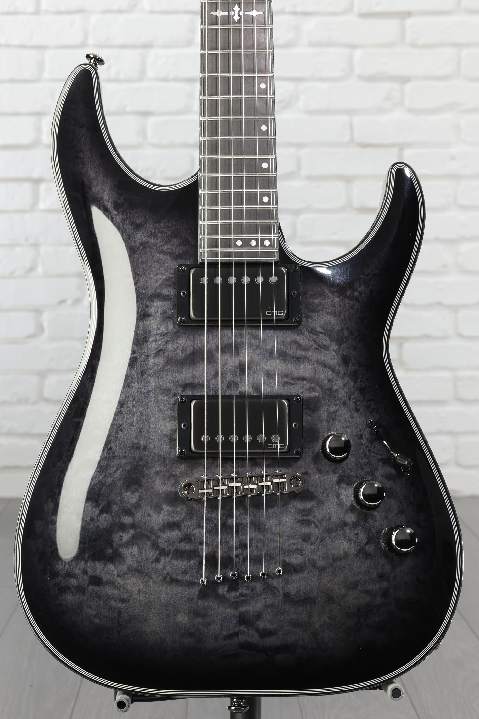 Schecter Hellraiser Hybrid C-1 - Trans Black Burst | Sweetwater