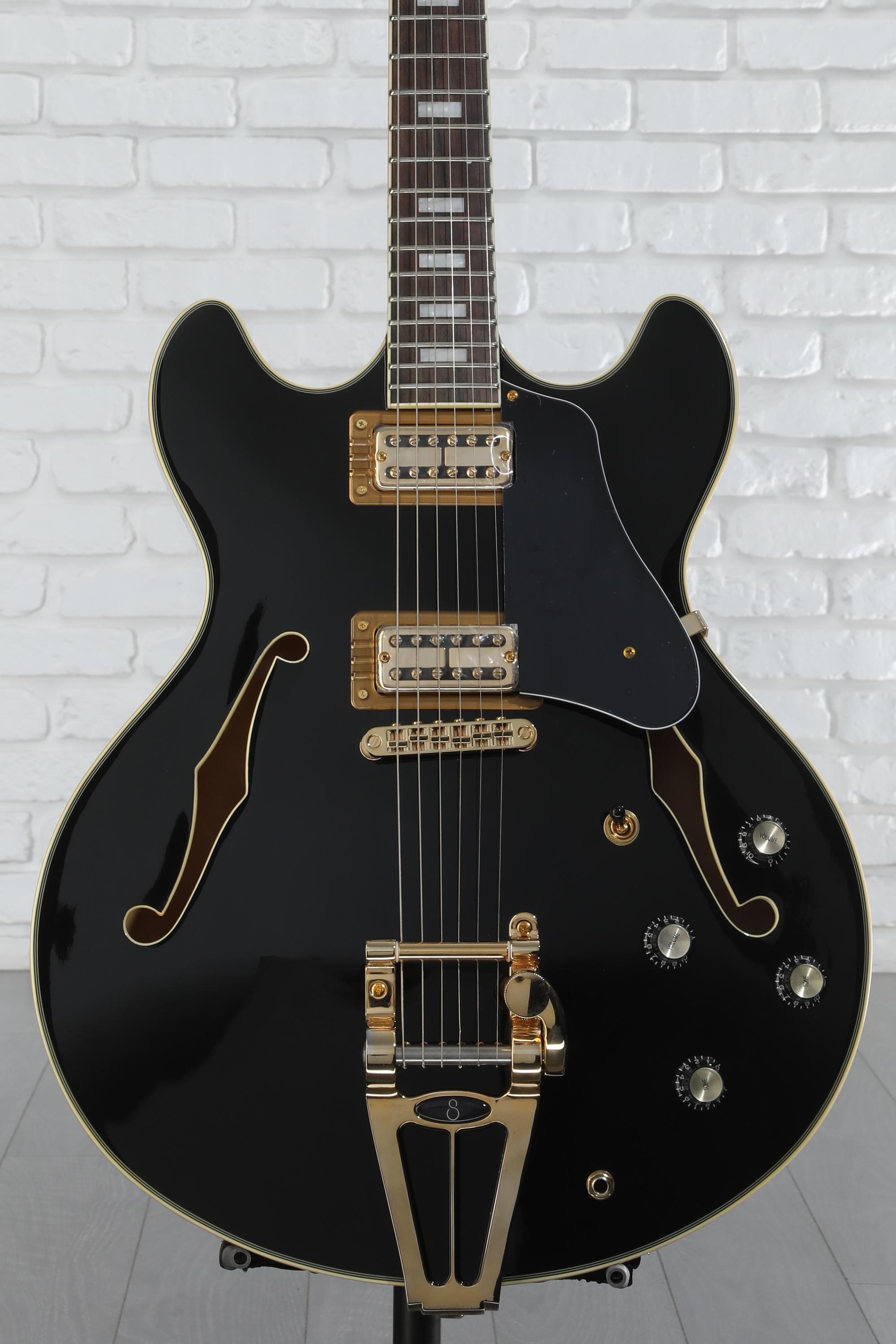 Sire Larry Carlton H7T Semi-hollowbody Guitar - Black | Sweetwater