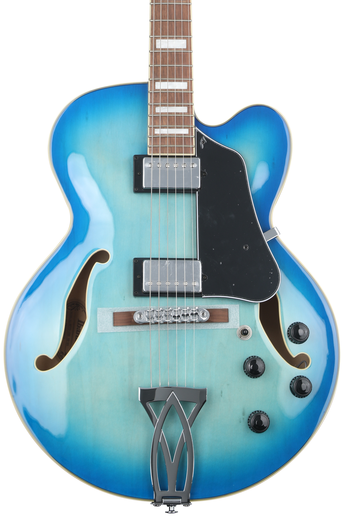 Ibanez Artcore AF75 Hollowbody Electric Guitar - Jet Blue Burst