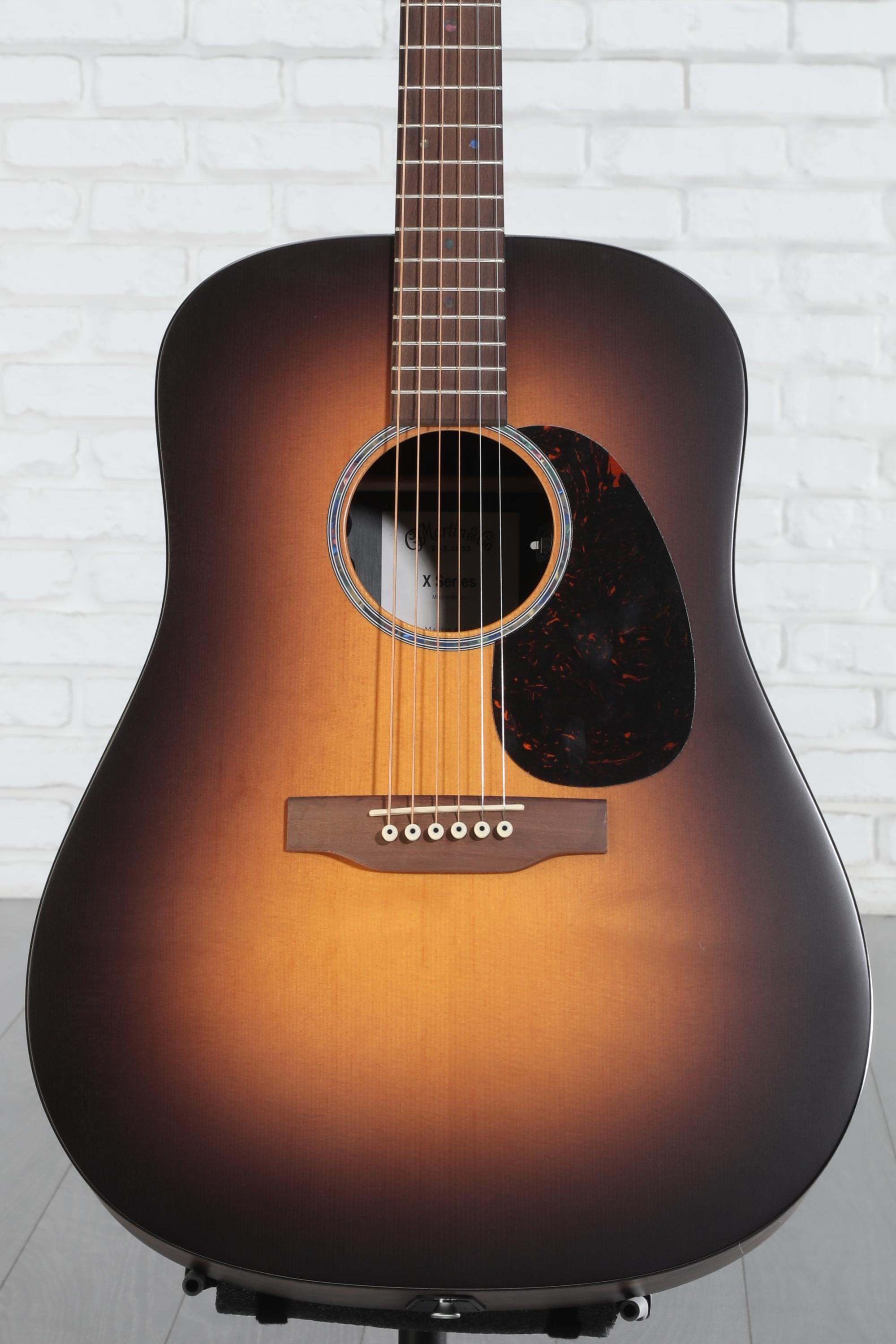 Martin D-X2E Dreadnought Acoustic-electric Guitar - Ziricote