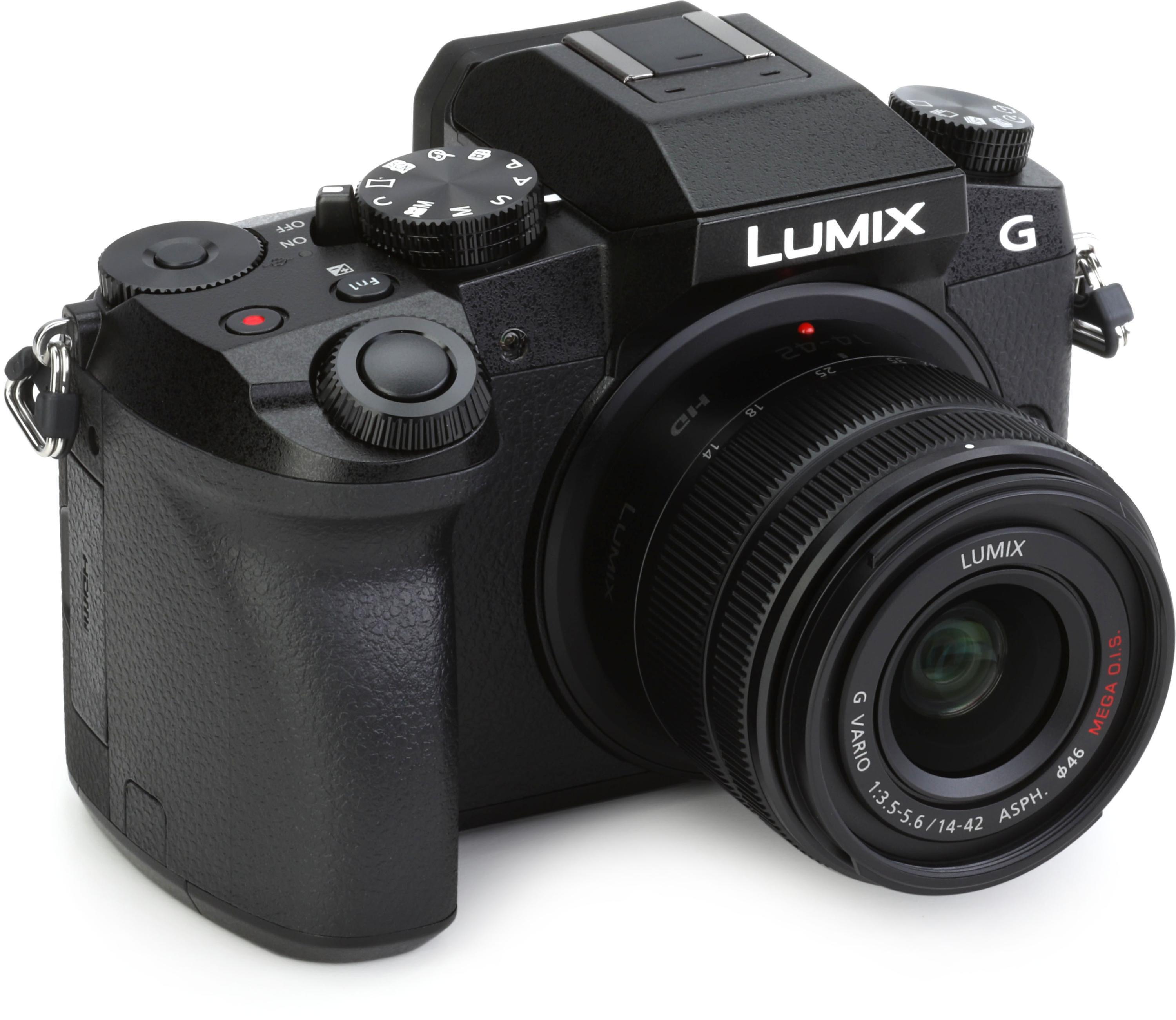 Panasonic Lumix G7 4K Mirrorless Camera with 1442mm Lens Sweetwater