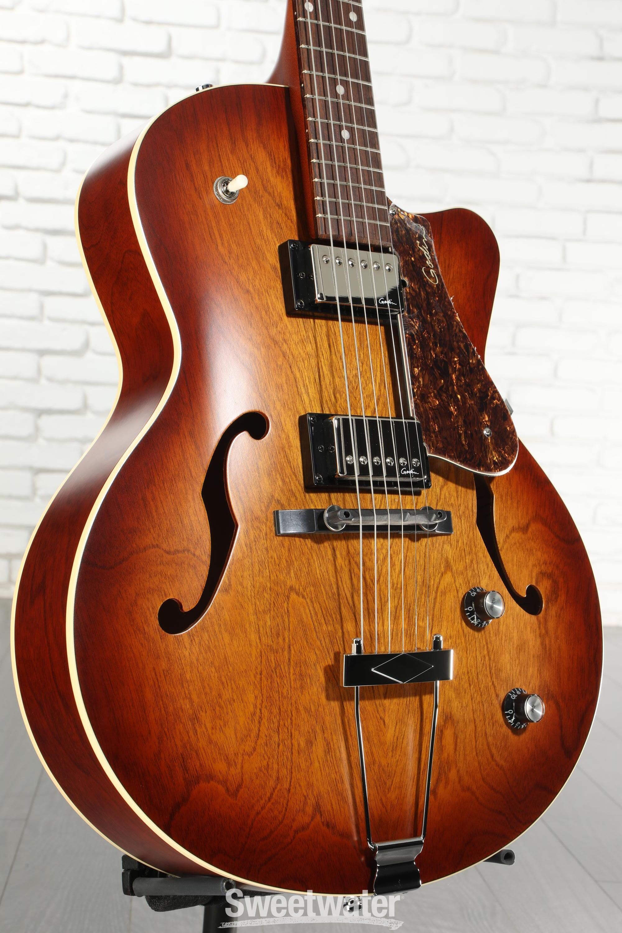 Godin 5th Avenue CW Kingpin II HB Hollowbody Electric Guitar