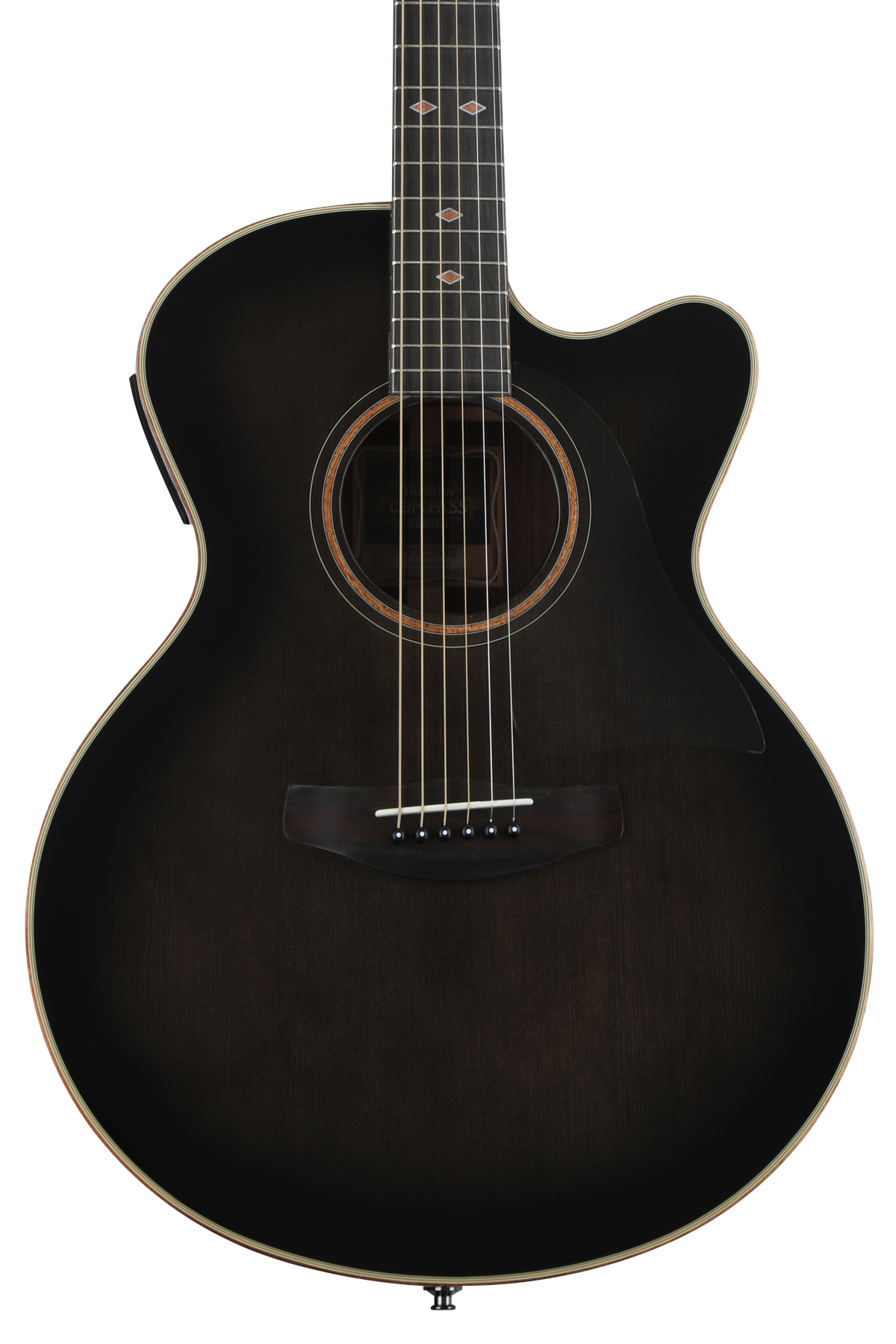 Yamaha CPX1200II Acoustic-Electric Guitar - Translucent Black