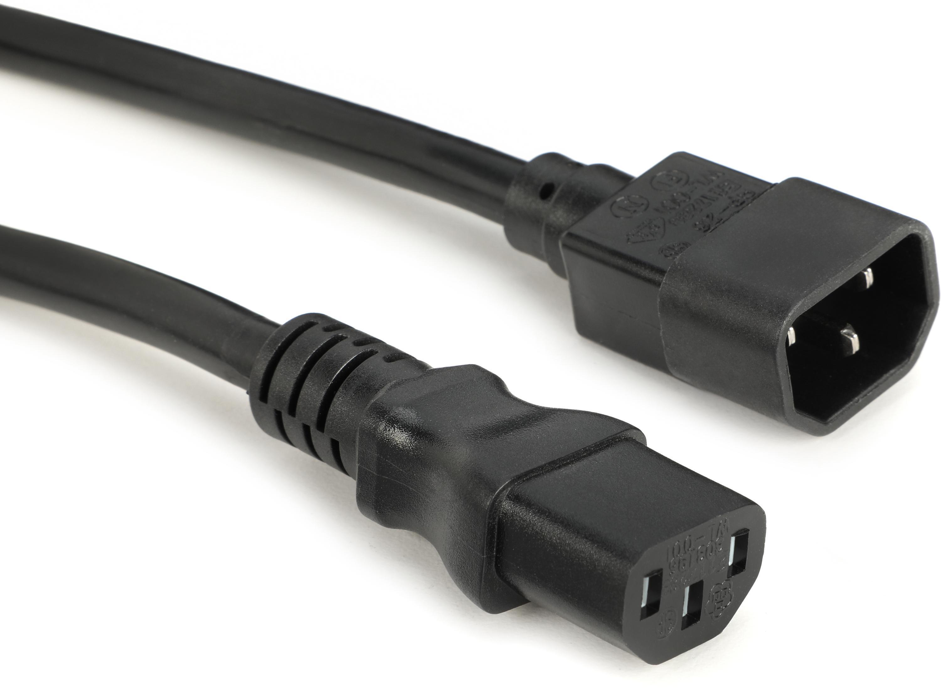 Photo of Hosa PWL-401.5 IEC C14 to IEC C13 Extension Cord - 1.5 foot