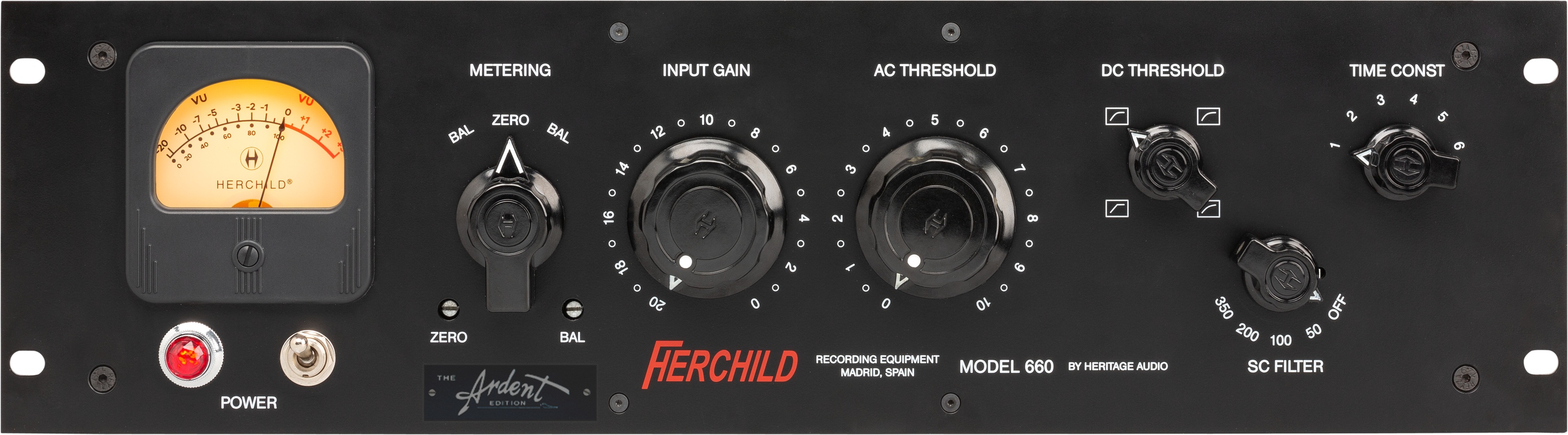Heritage Audio Herchild Model 660 Ardent Edition Mono Tube  Limiter/Compressor