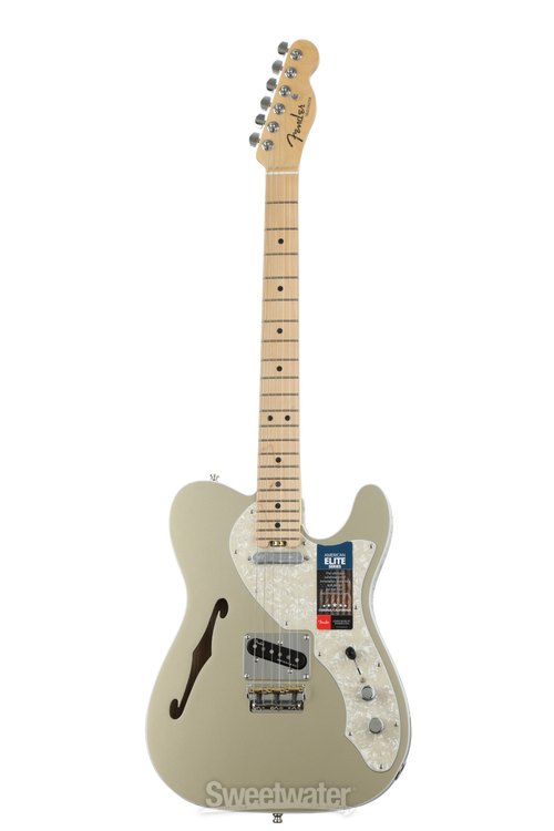 Fender American Elite Telecaster Thinline - Champagne w