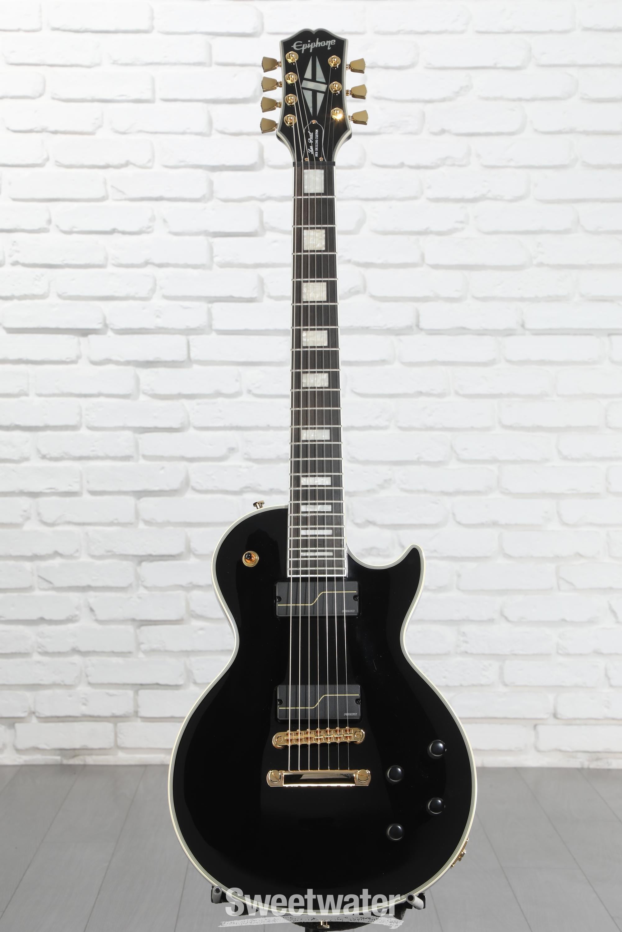 ギター Matt Heafy Les Paul Custom 7-String Epiphone Matt Heafy Les Paul Custom Origins 7-String Electric