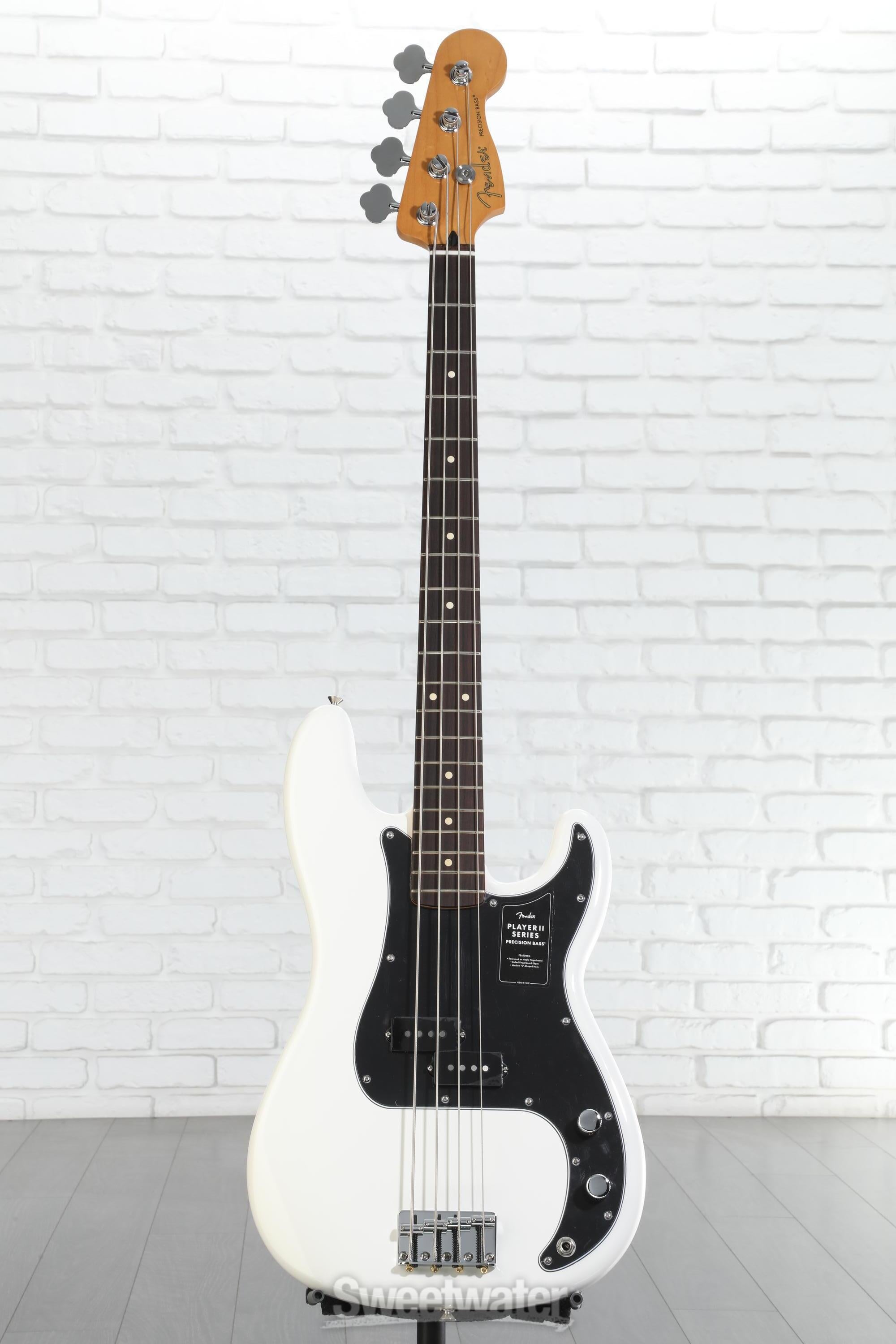 ベース Fender PlayerII PrecisionBass PolarWhite Fender MEX Player II Precision Bass (Polar White/Rosewood