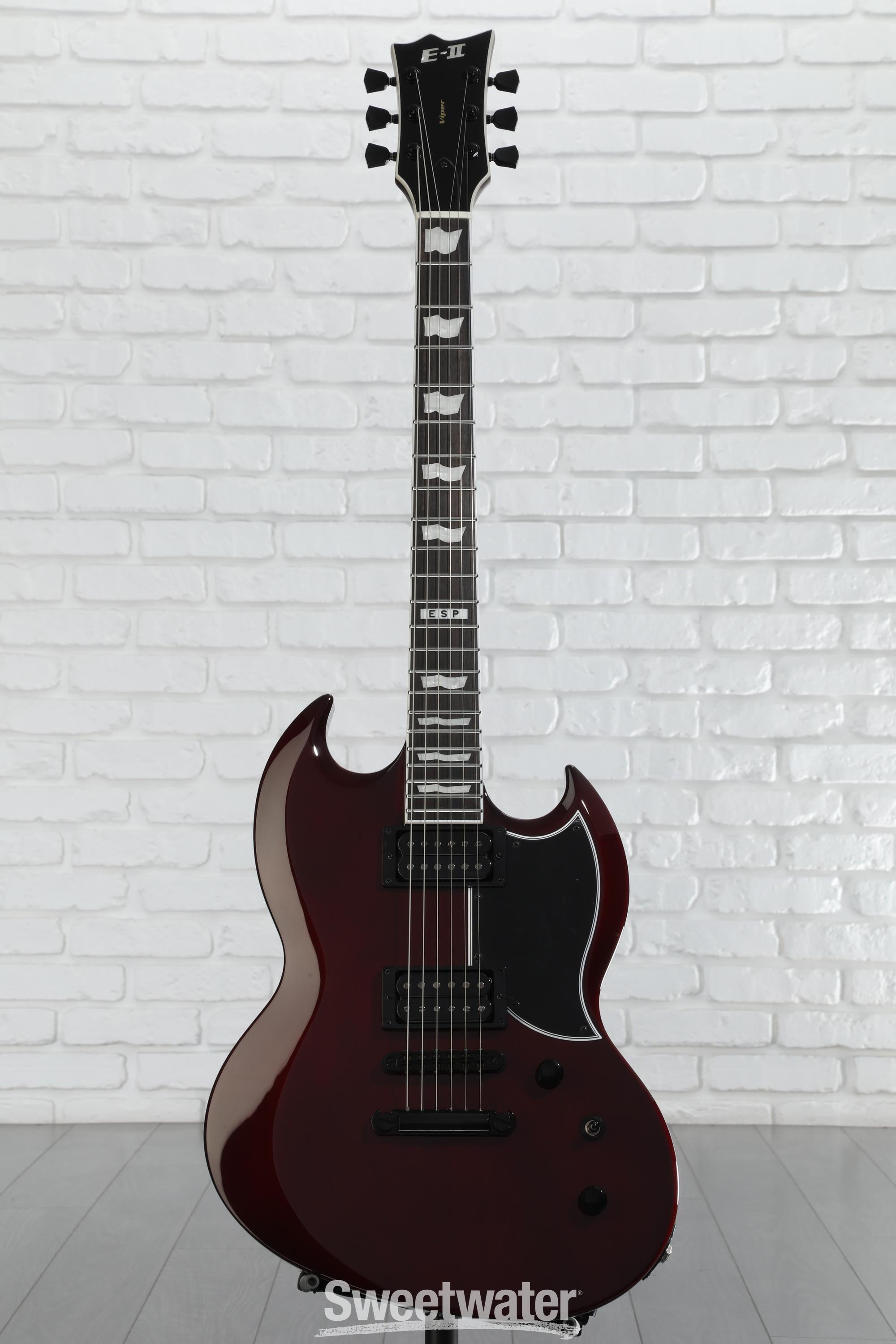 ESP E-II Viper Electric Guitar - Black | Sweetwater