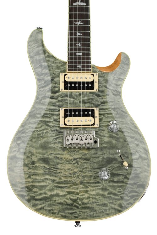 PRS SE Custom 24 Electric Guitar - Trampas Green Quilted PRS SE Custom 24 Electric Guitar - Trampas Green Quilted