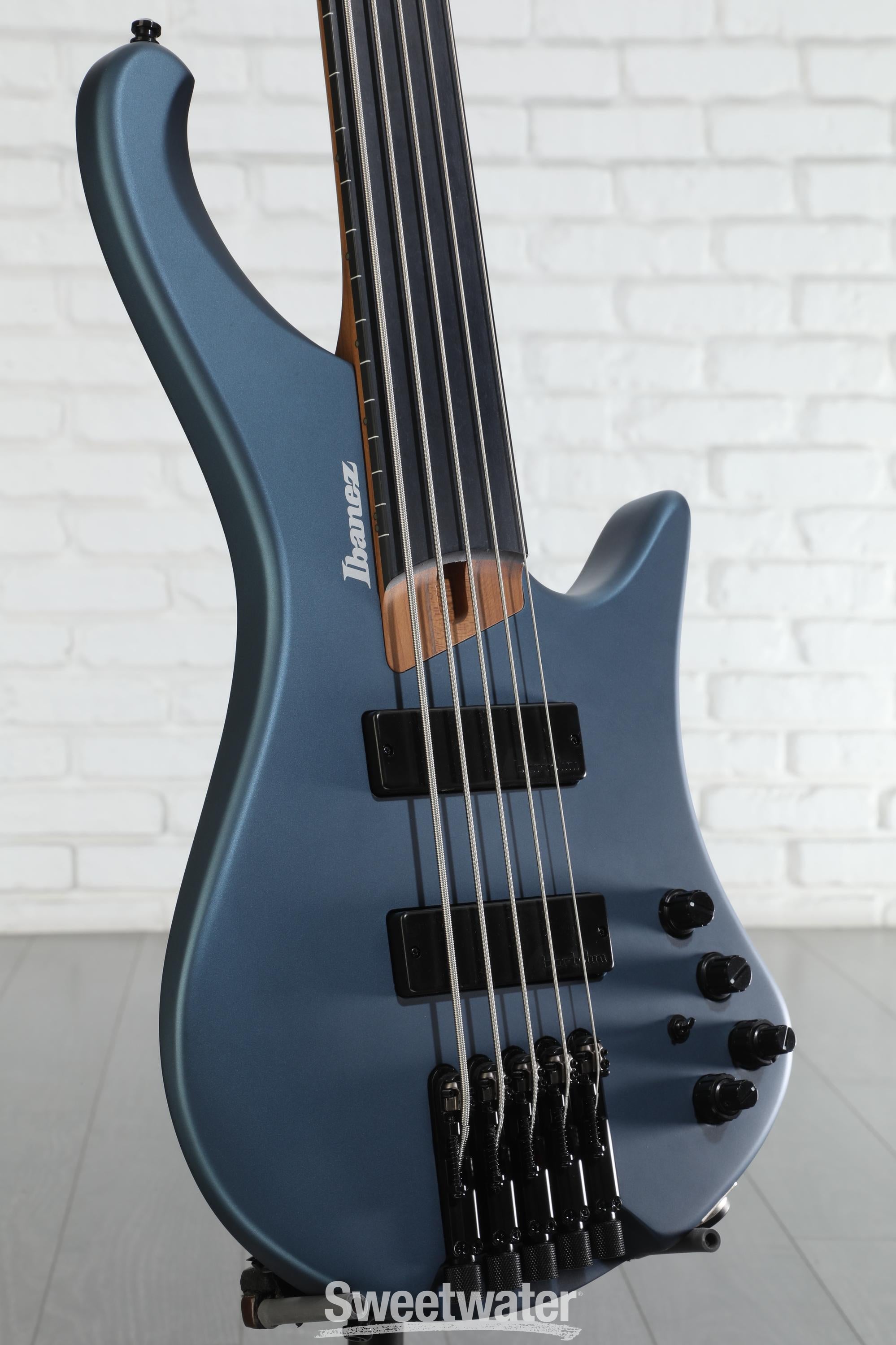 ベース ibanez ehb1005f Ibanez EHB1005F-AOM Arctic Ocean 5-string Electric Bass