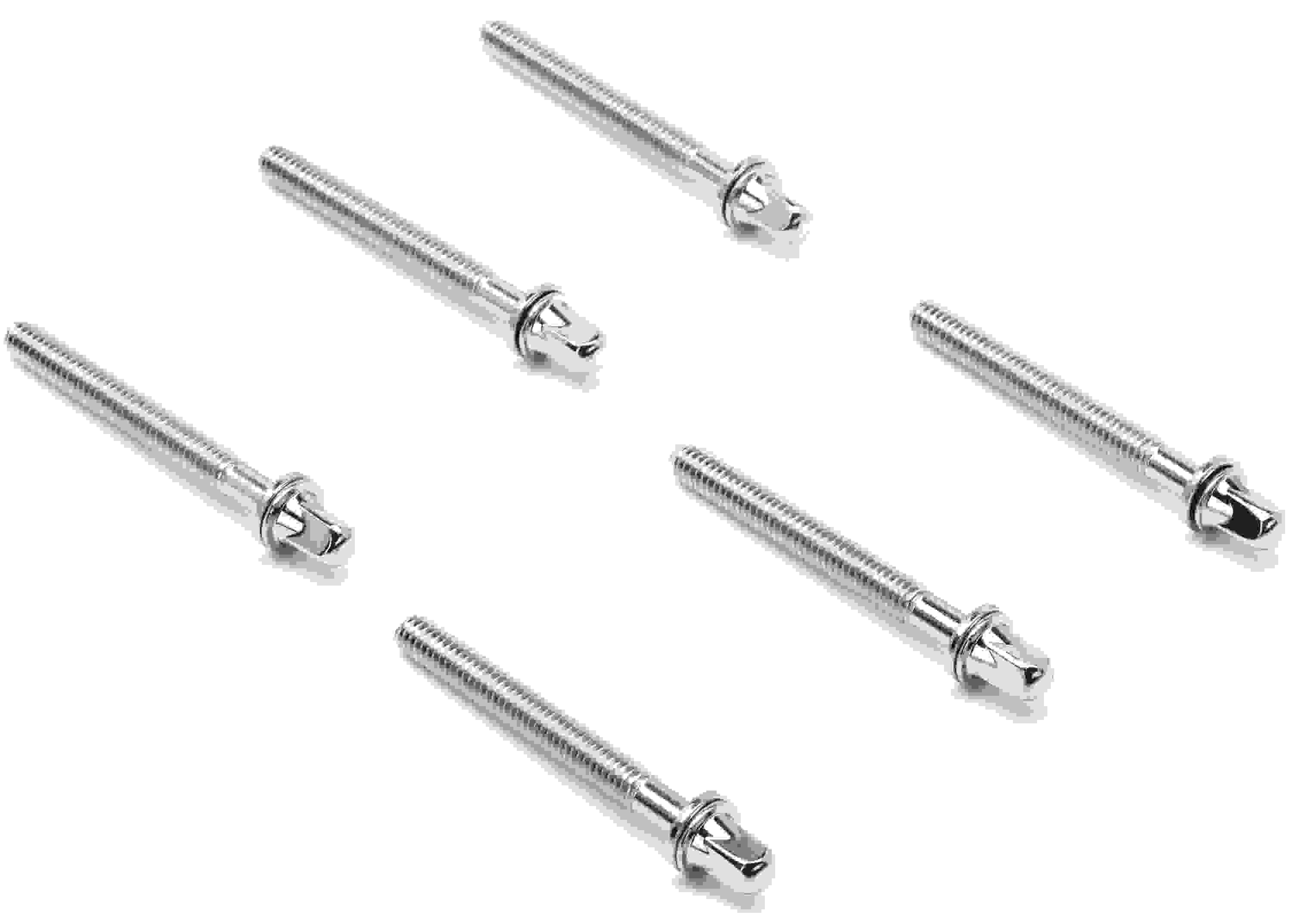Gibraltar SC-4B 2 inch / 52mm Tension Rods with Washers (6-pack)